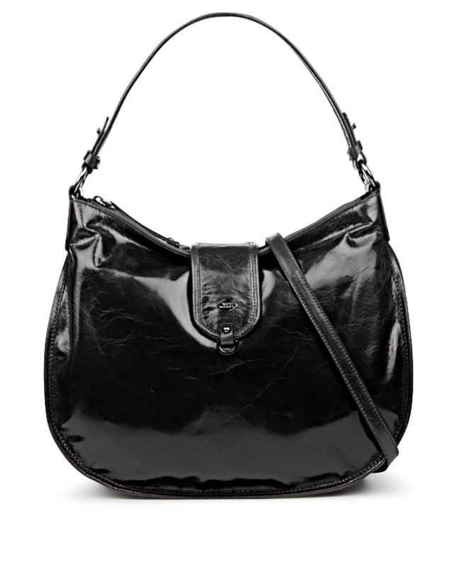 ANYA LEATHER SHOULDER BAG