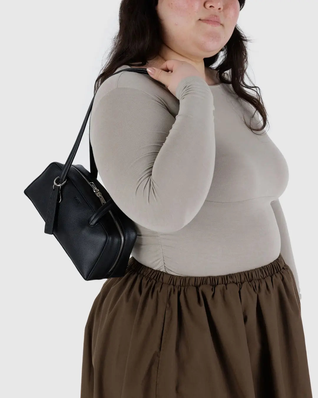 SMALL RECYCLED LEATHER BOWLER BAG – Boes Ltd.