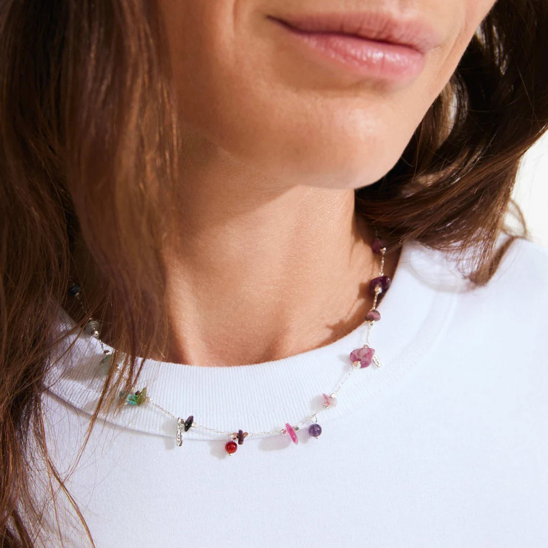 SEMI PRECIOUS STONE NECKLACE