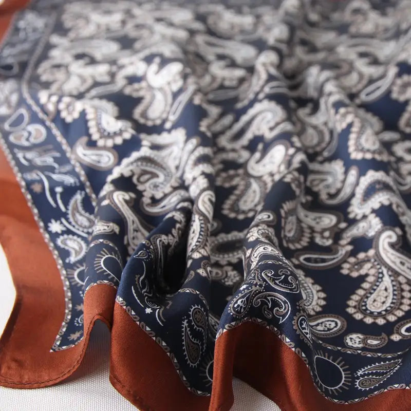 PAISLEY SILK SCARF