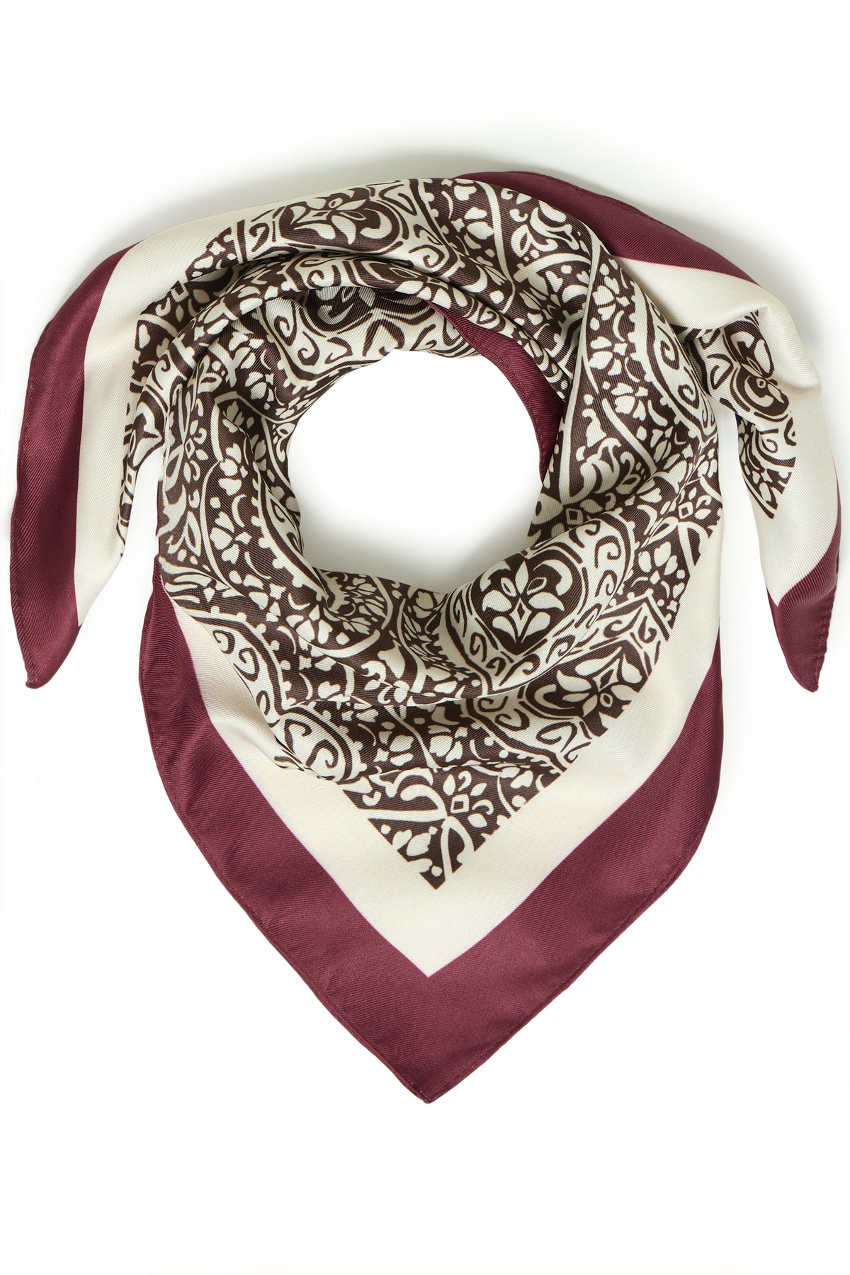 HERITAGE PRINT SILK SCARF