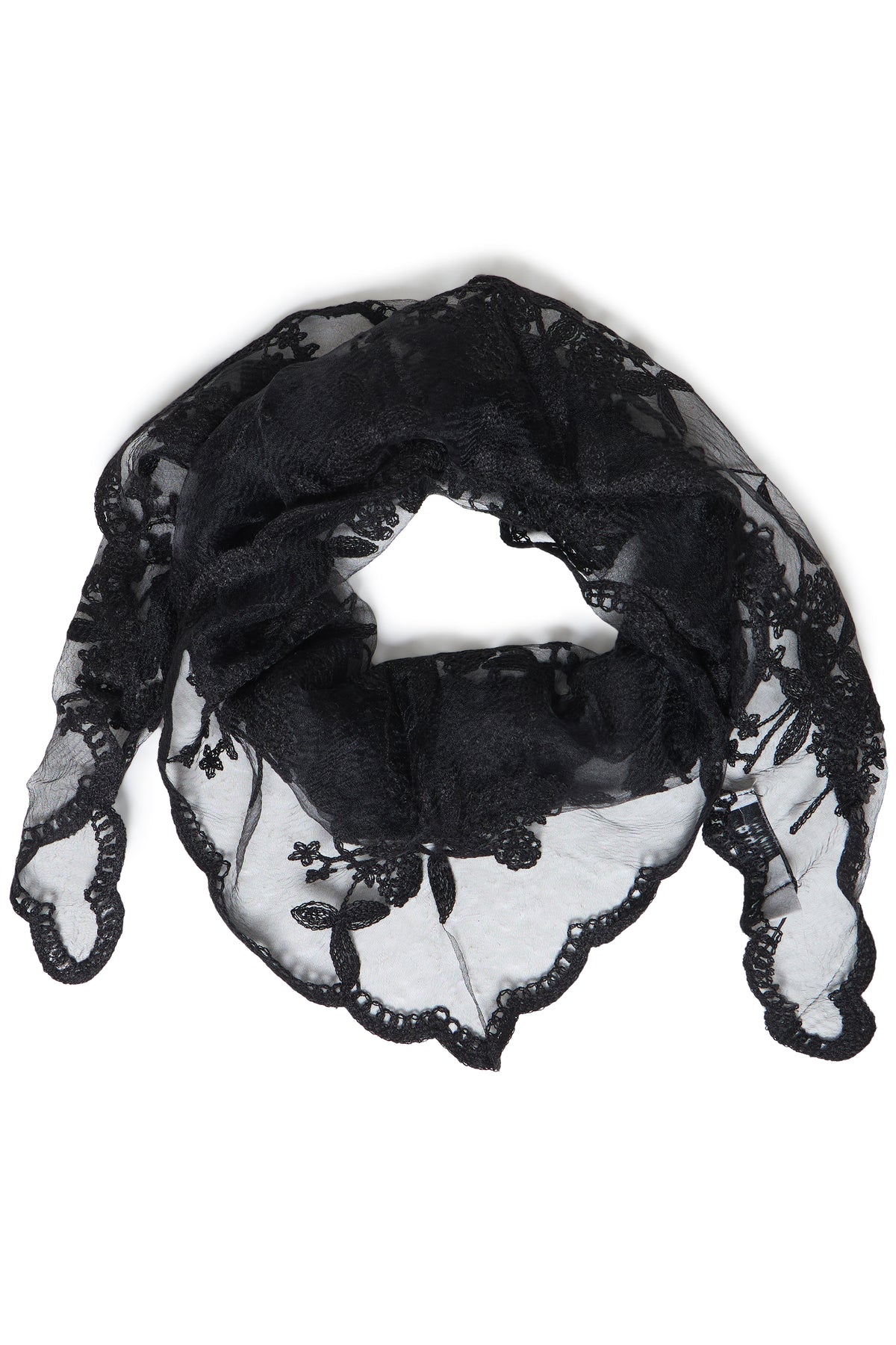 BELLE NOIRE LACE SCARF