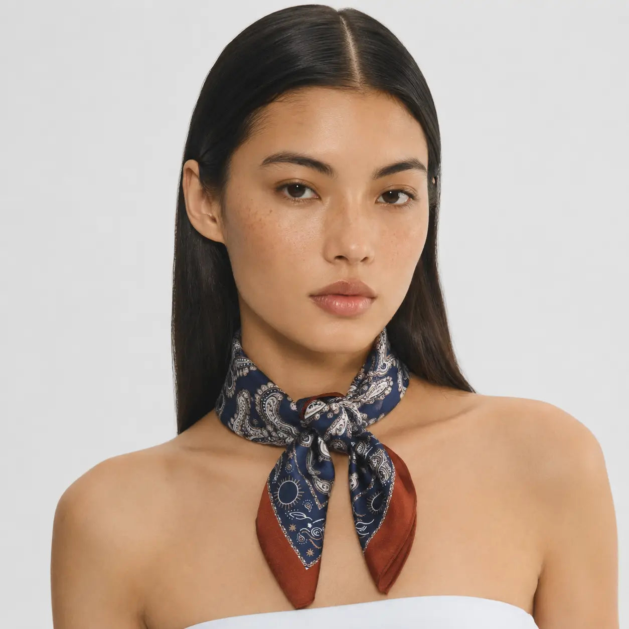 PAISLEY SILK SCARF