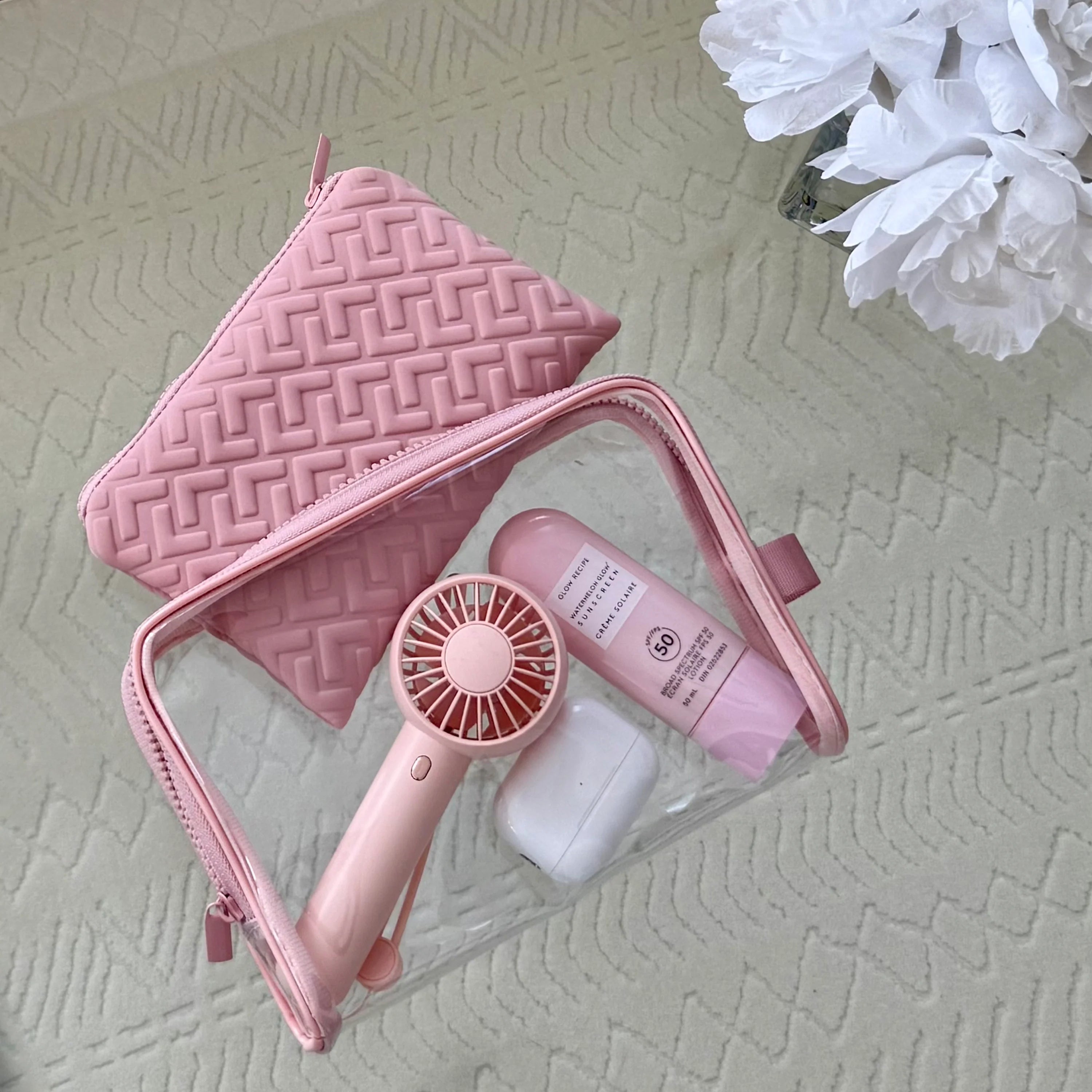 CLEAR POUCH WITH INSERT