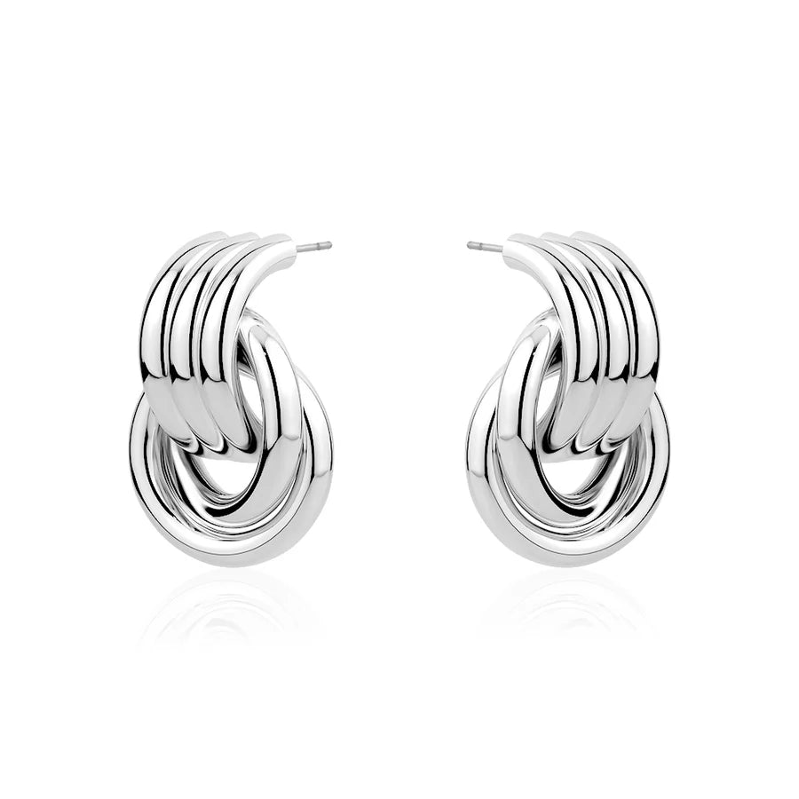 CYLINDER HOOP EARRINGS