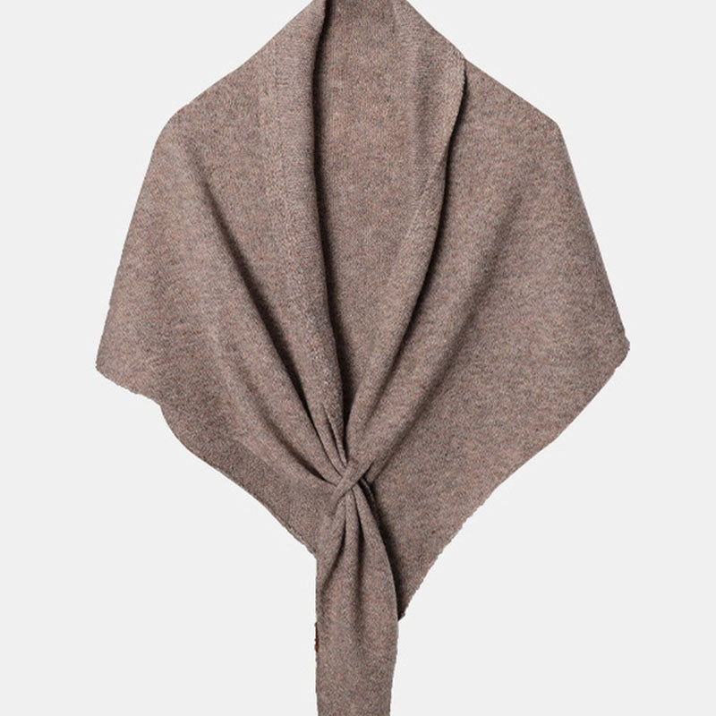 WOOL BLEND TRIANGLE SCARF