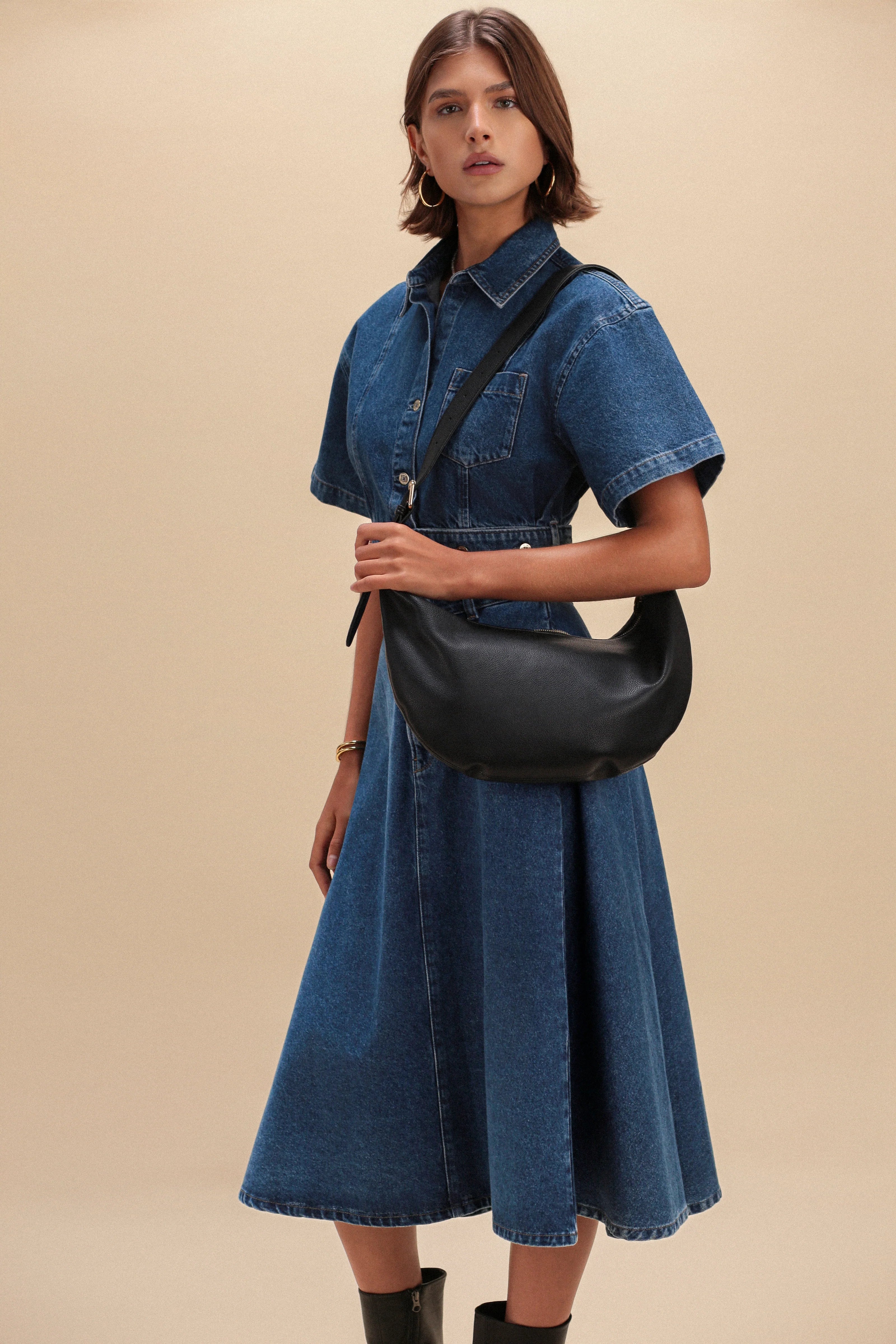 SLOUCHY CROSSBODY BAG