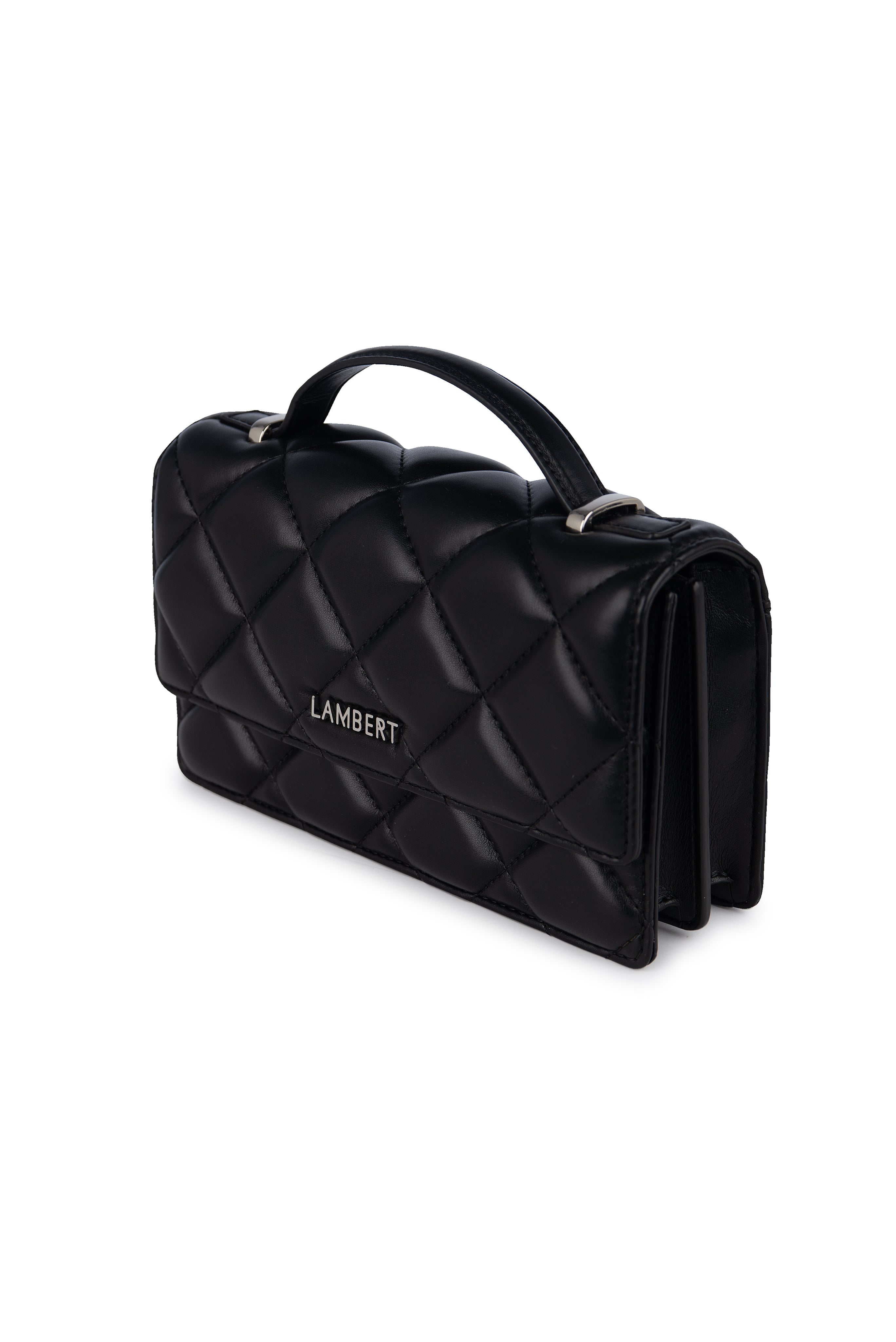 ANDREA QUILTED TOP HANDLE BAG