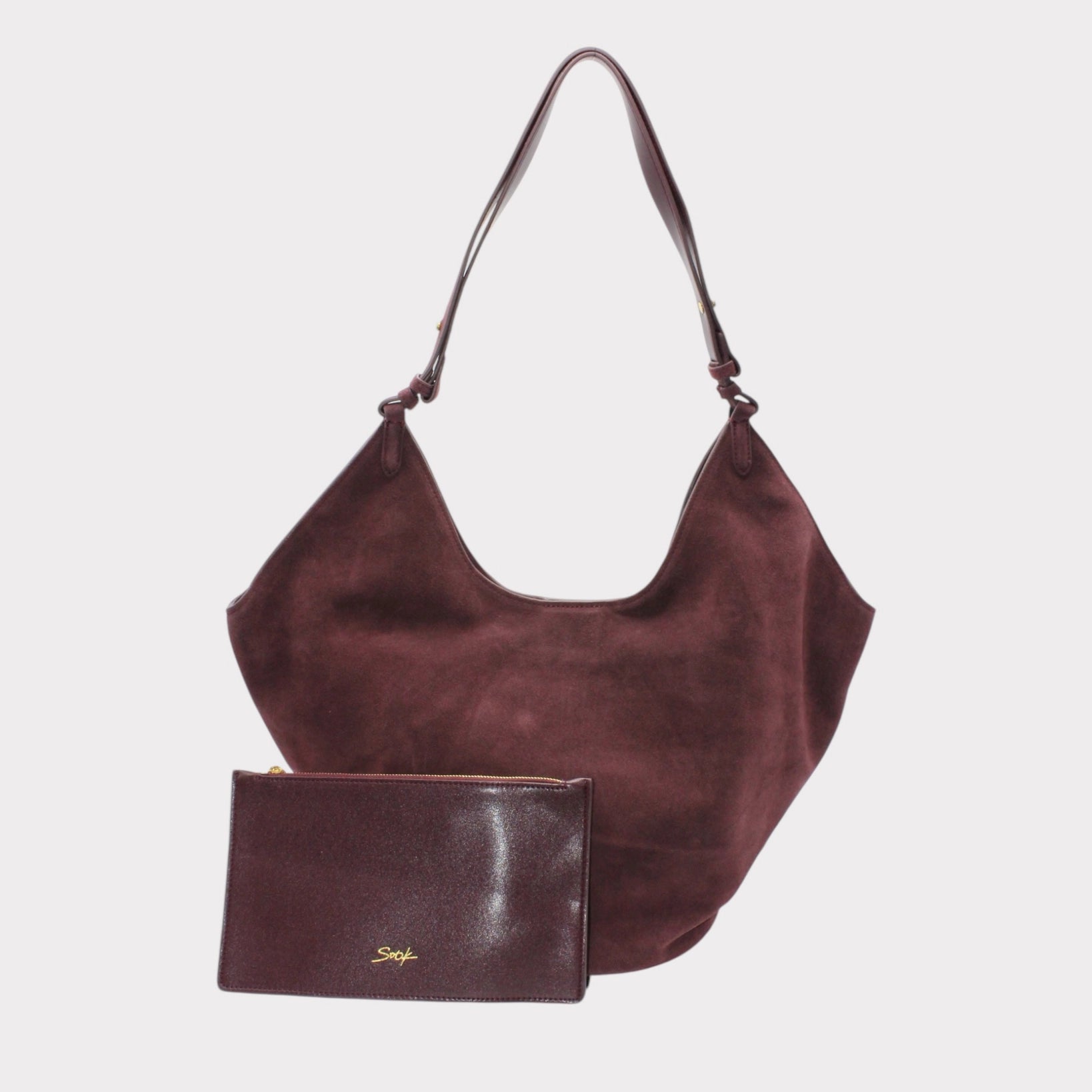 SUEDE TOTE BAG