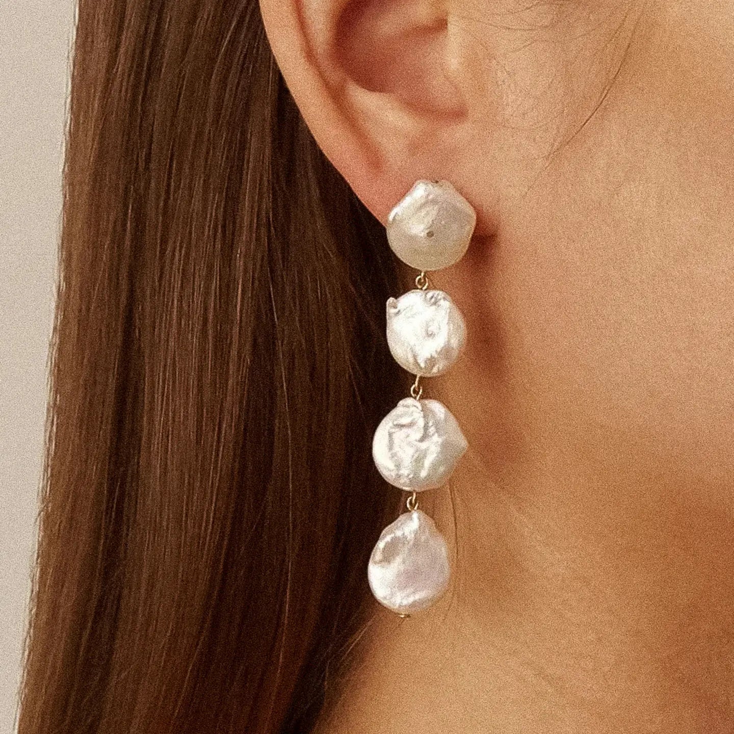 PEARL DROP EARRINGS
