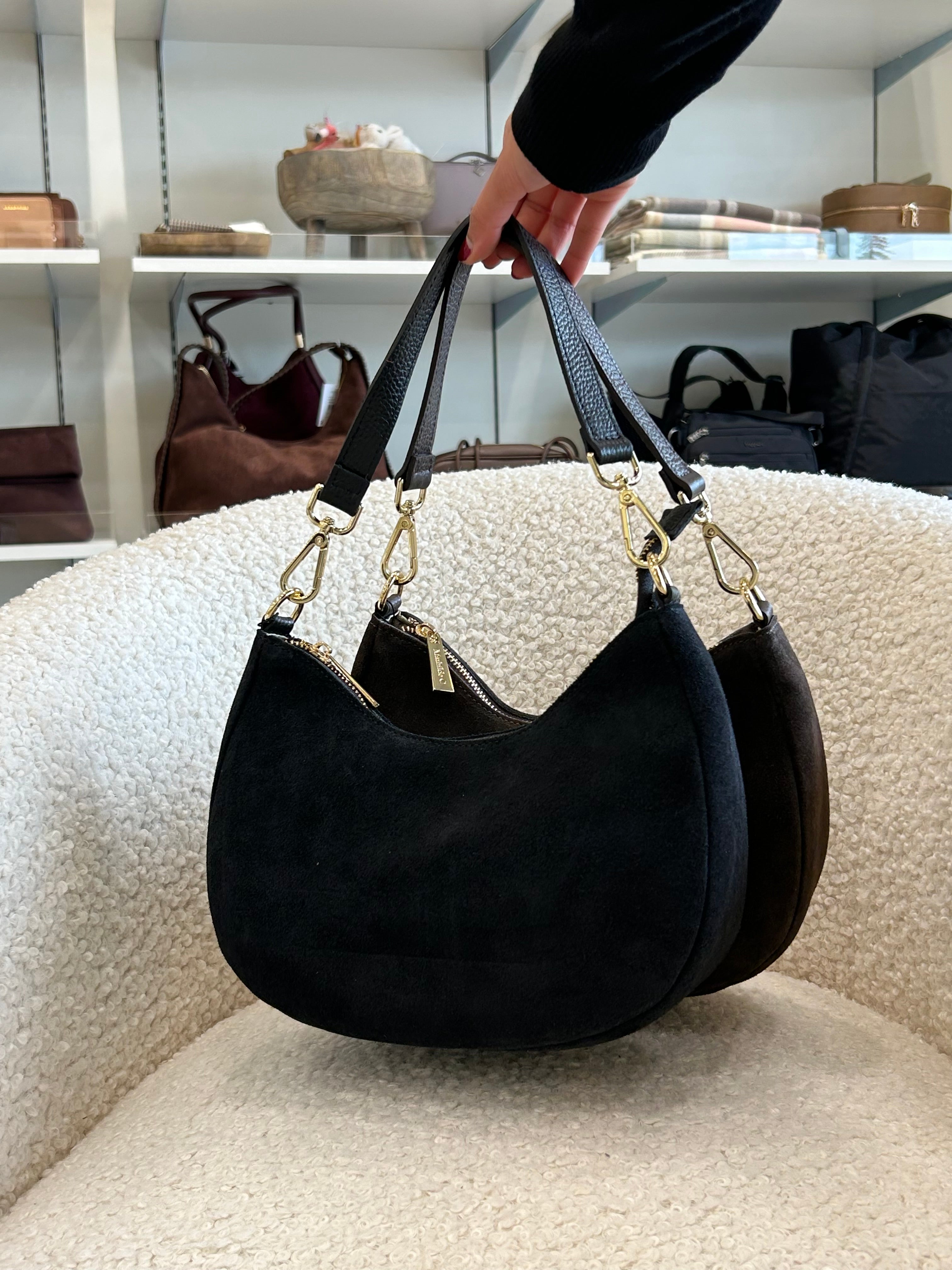 KALIE SUEDE SHOULDER BAG