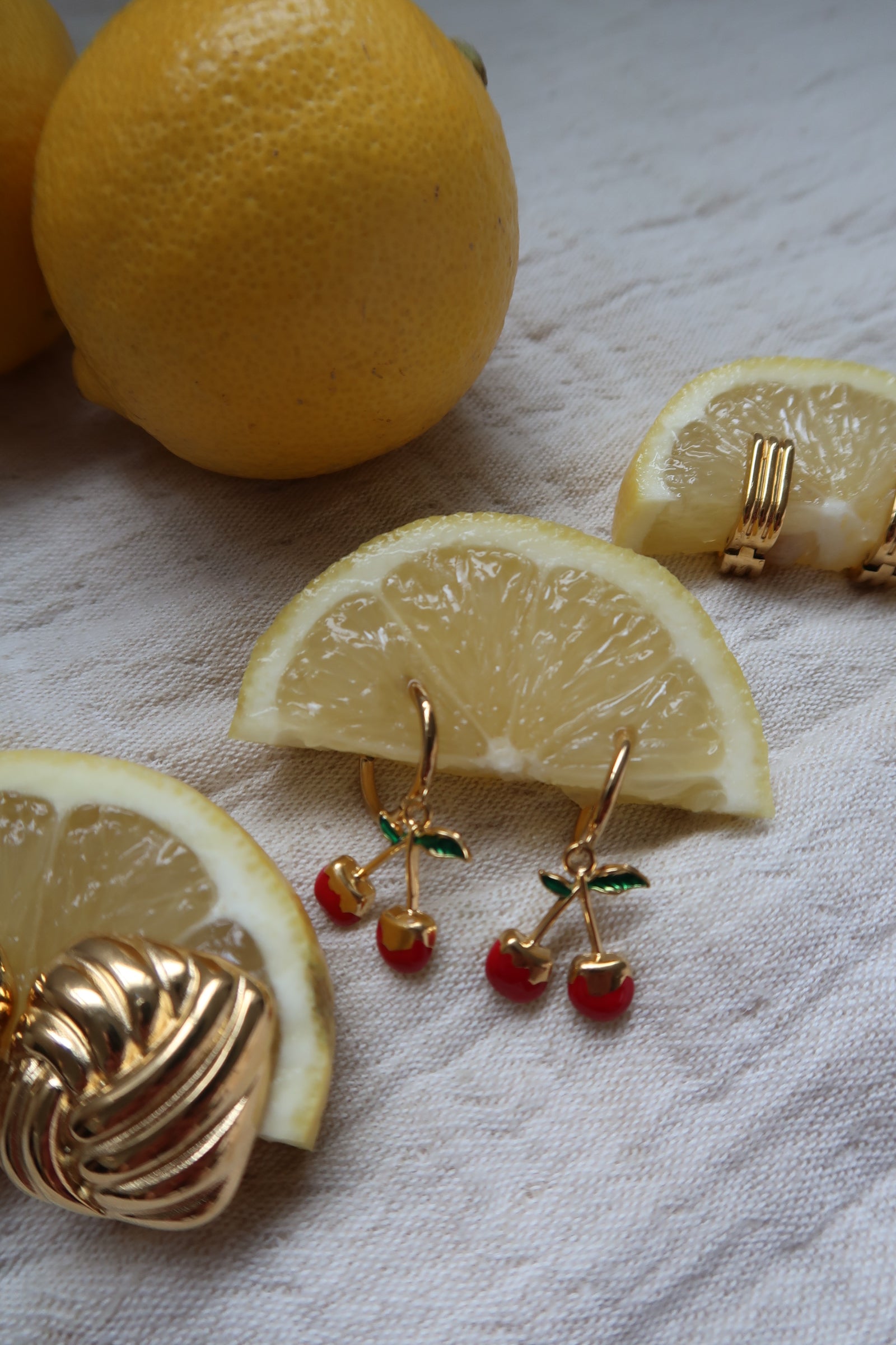 CHERRY CHARM EARRINGS