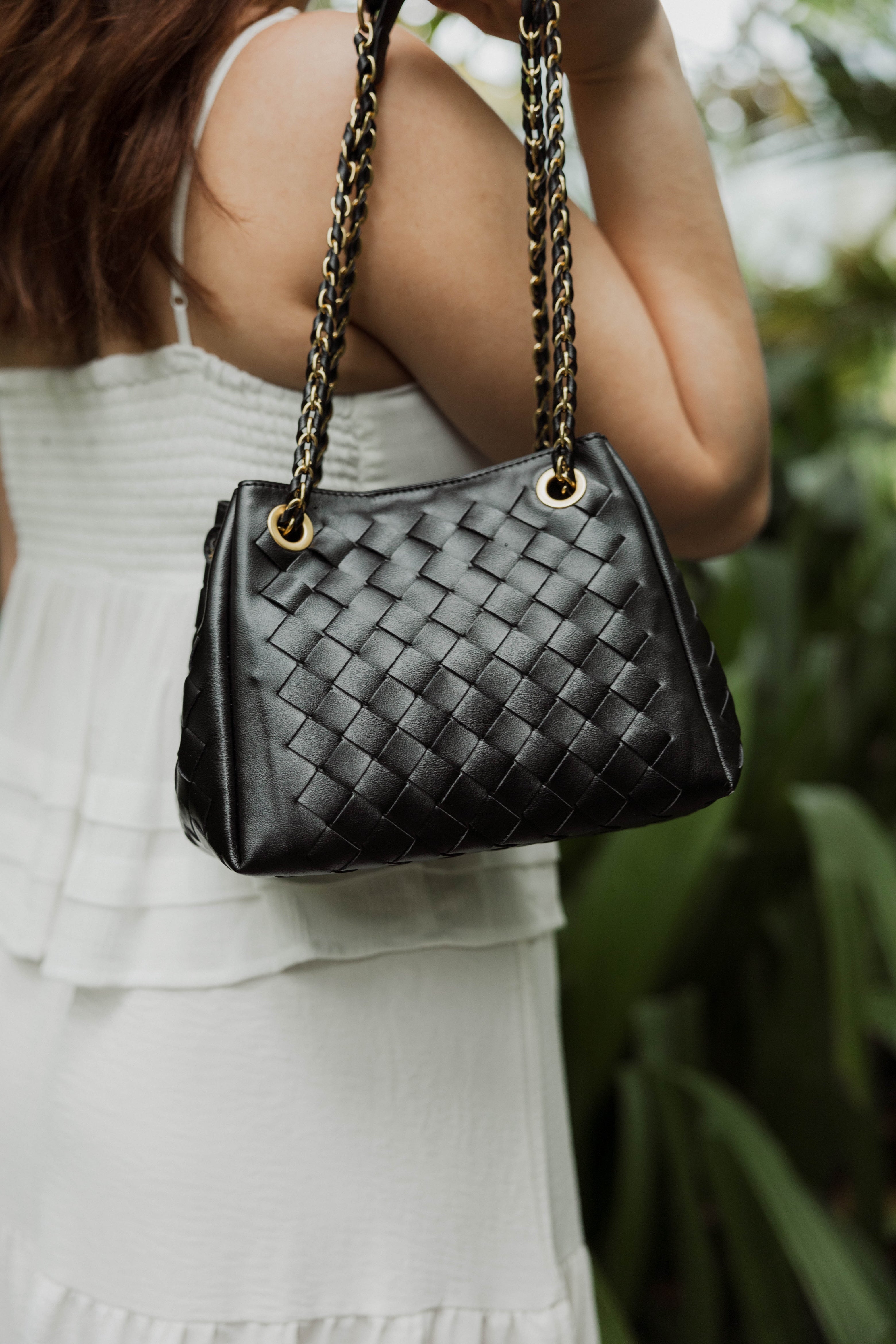 ROSIE WEAVED SHOULDER BAG