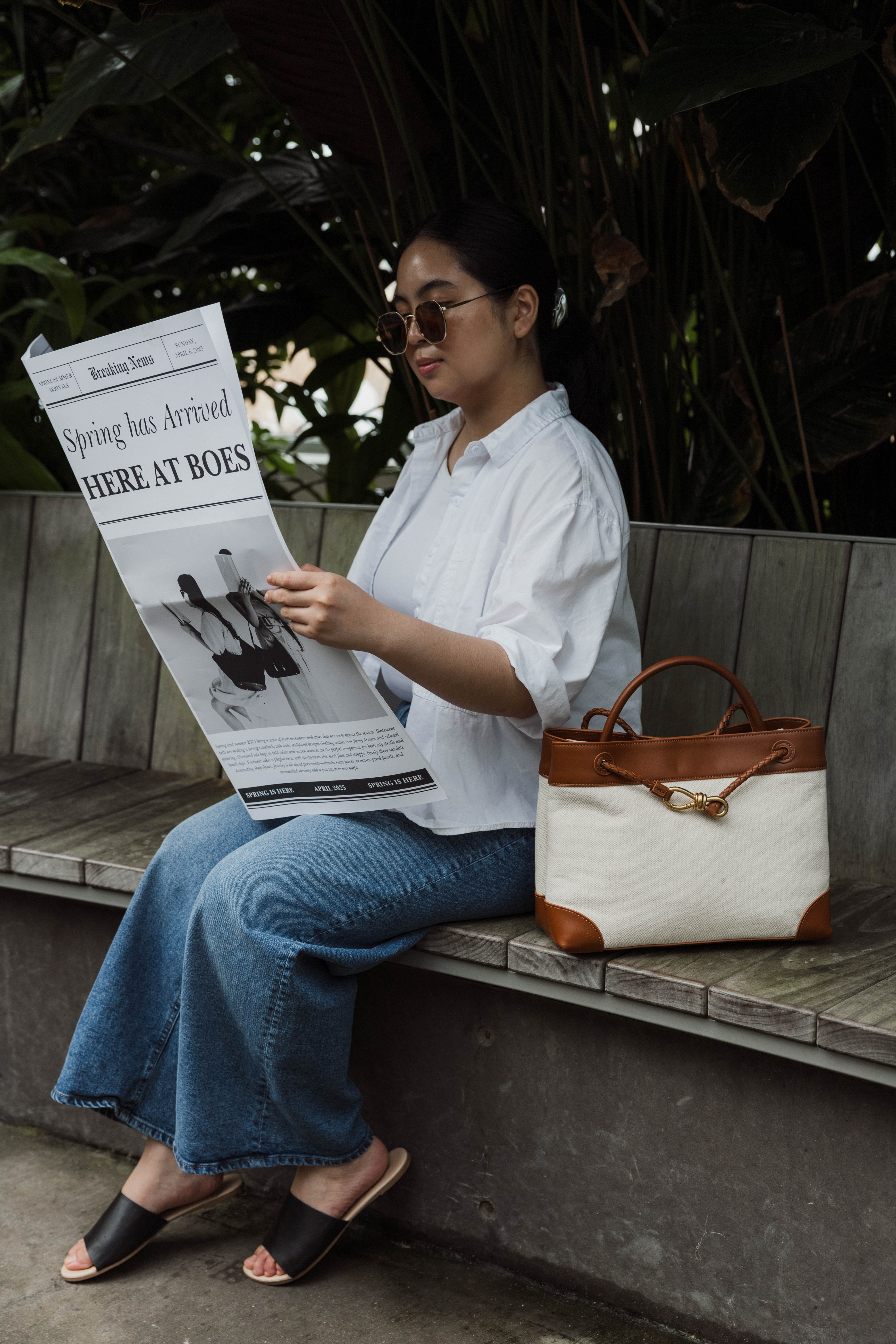DEANA CANVAS TOTE