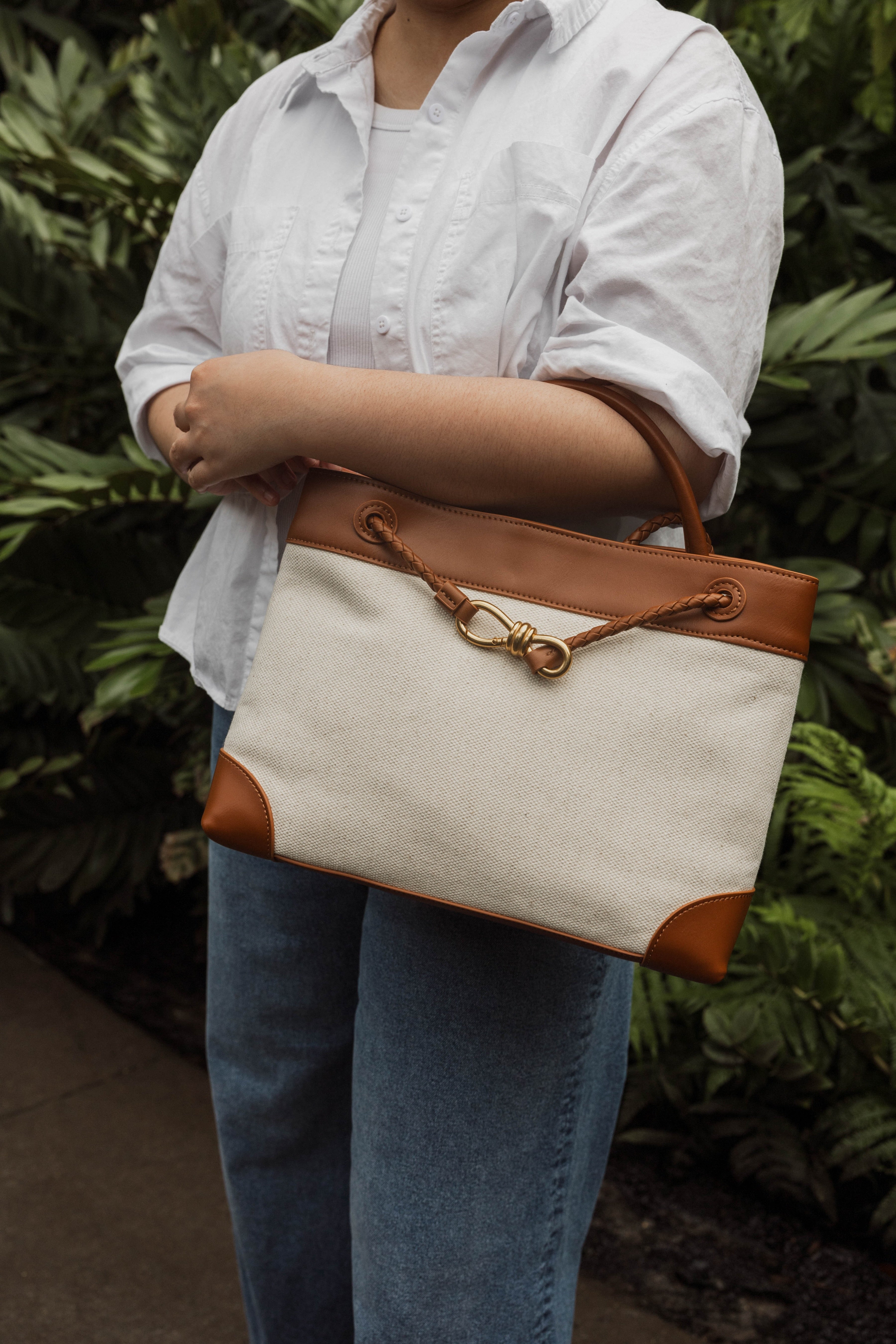 DEANA CANVAS TOTE