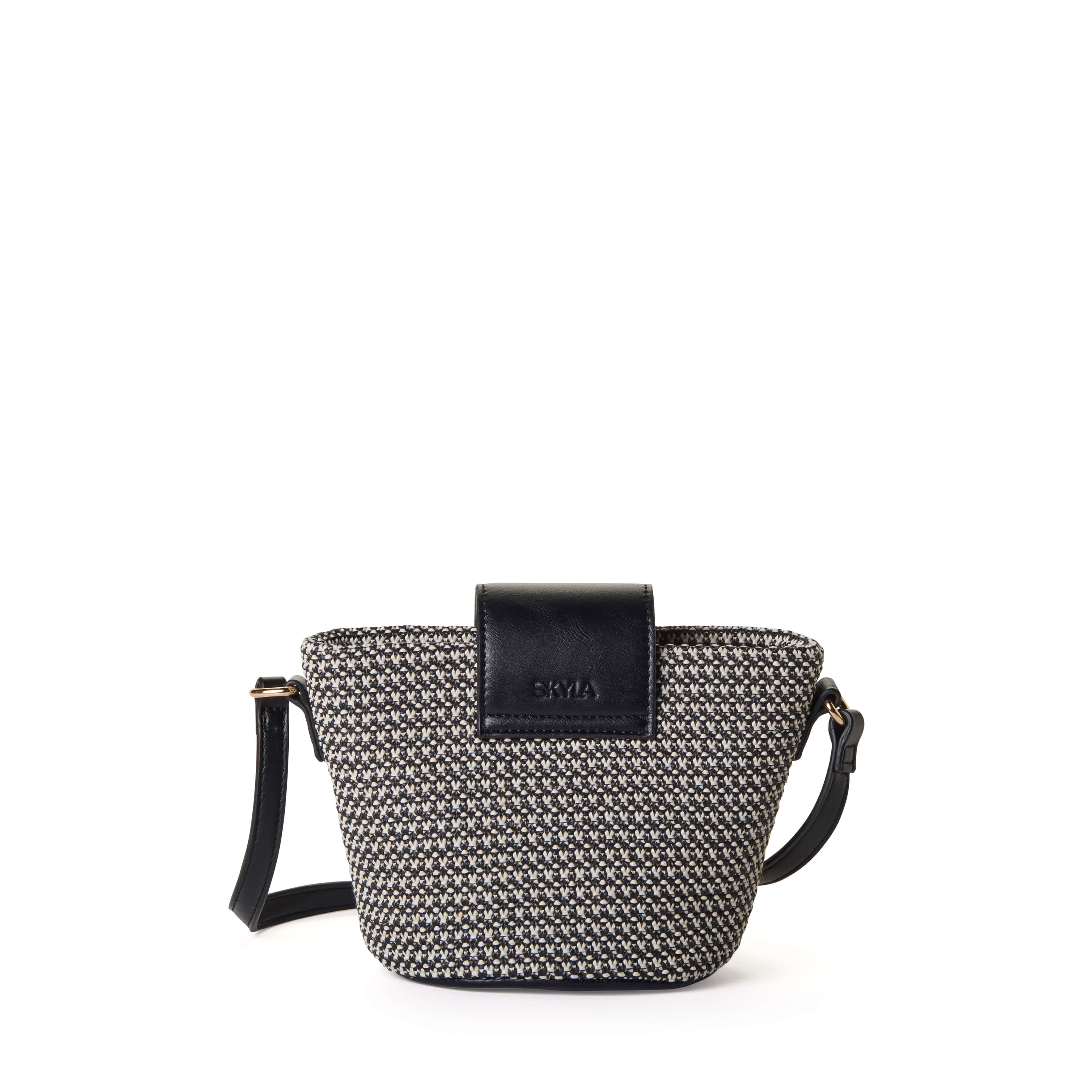 EMMA WOVEN CROSSBODY