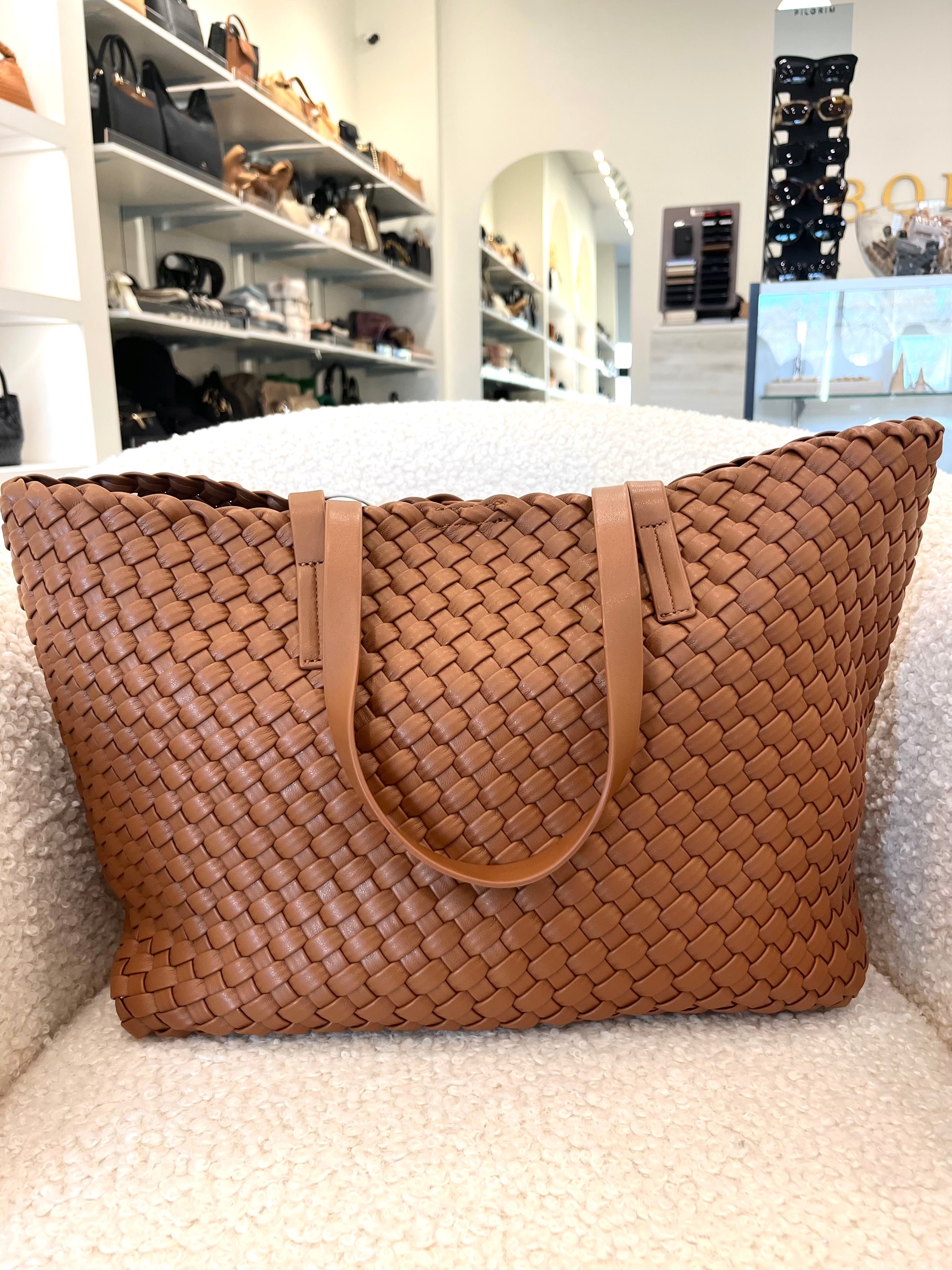 BRIANNA WOVEN TOTE