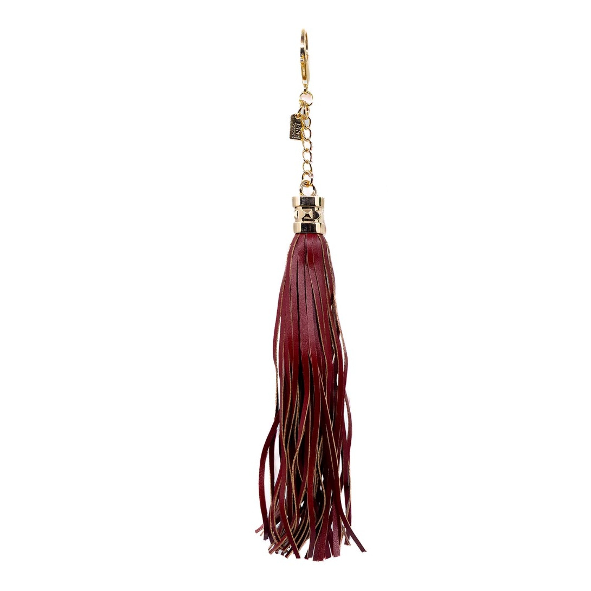 FAUX LEATHER TASSEL