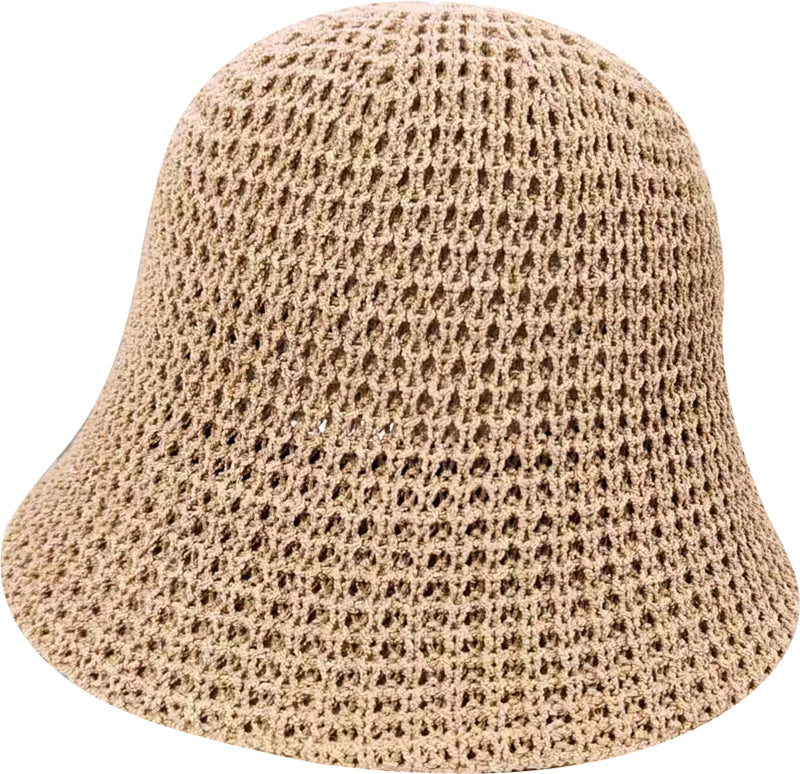 STRAW BUCKET HAT