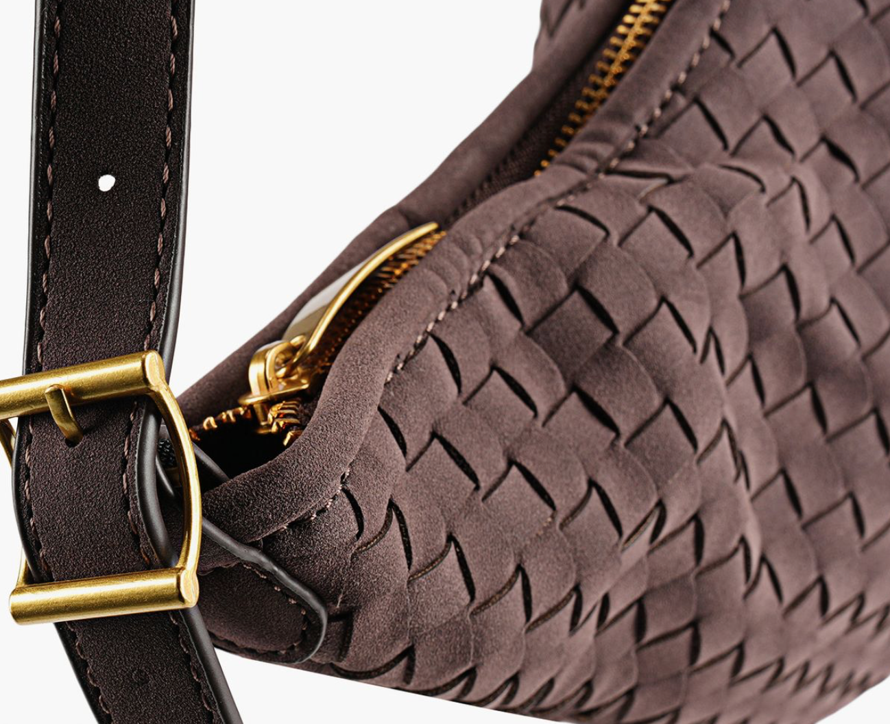 TORY WOVEN SHOULDER BAG