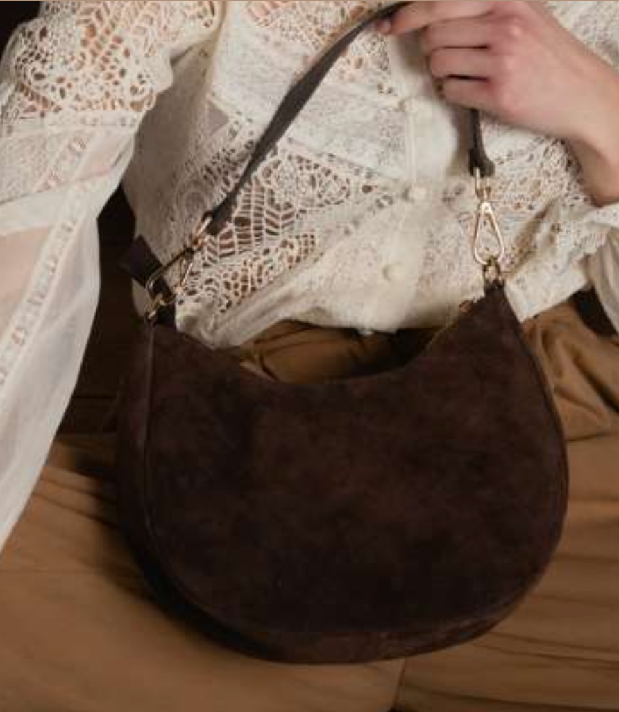 KALIE SUEDE SHOULDER BAG