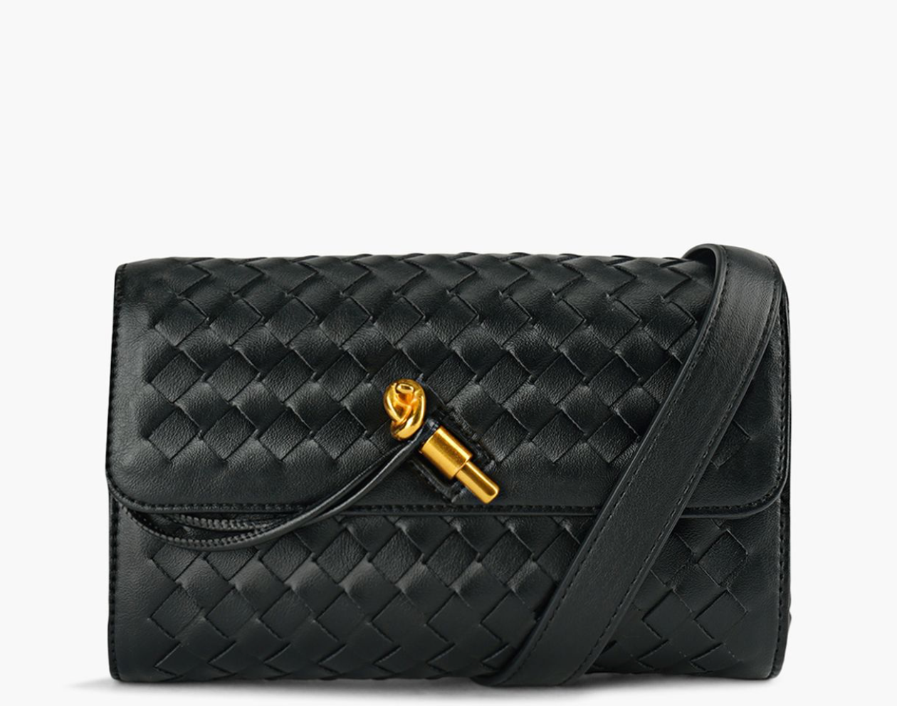 DORINA WEAVED KNOT CROSSBODY