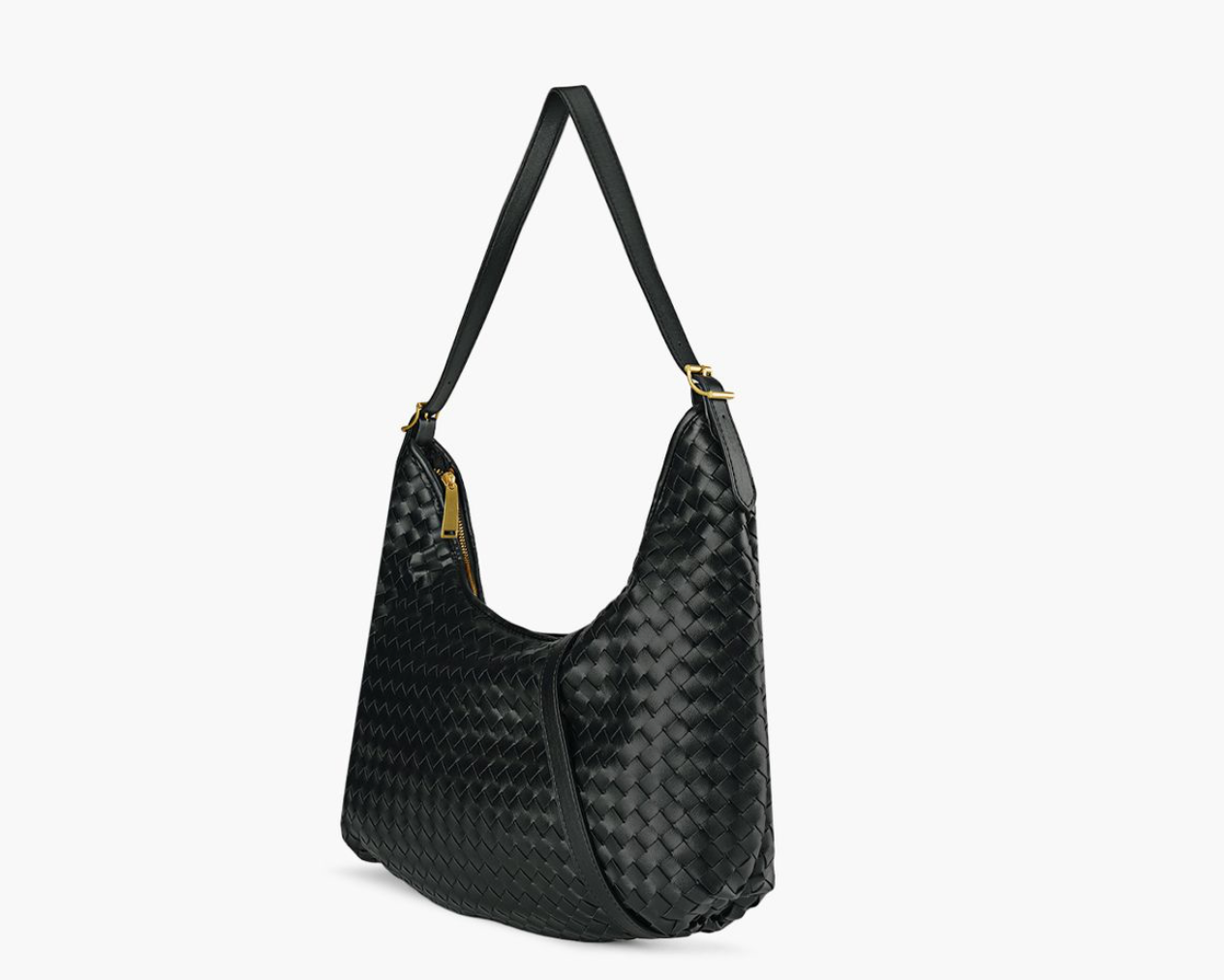 TORY WOVEN SHOULDER BAG
