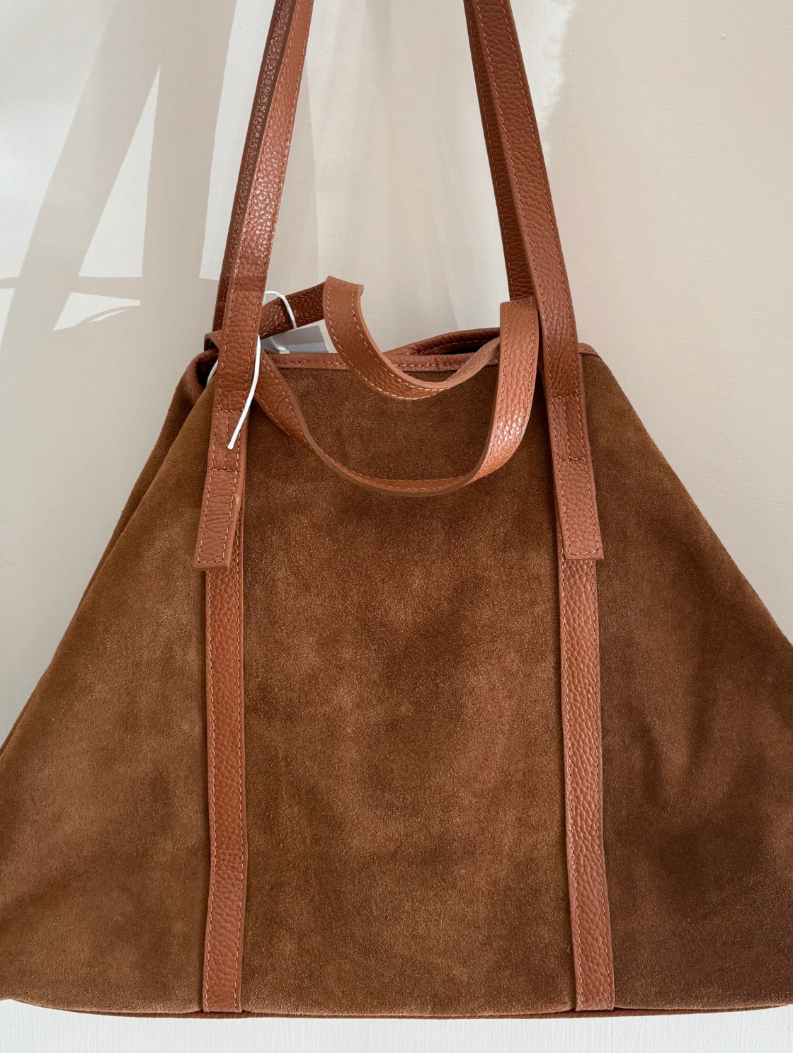PLEASE SUEDE TOTE
