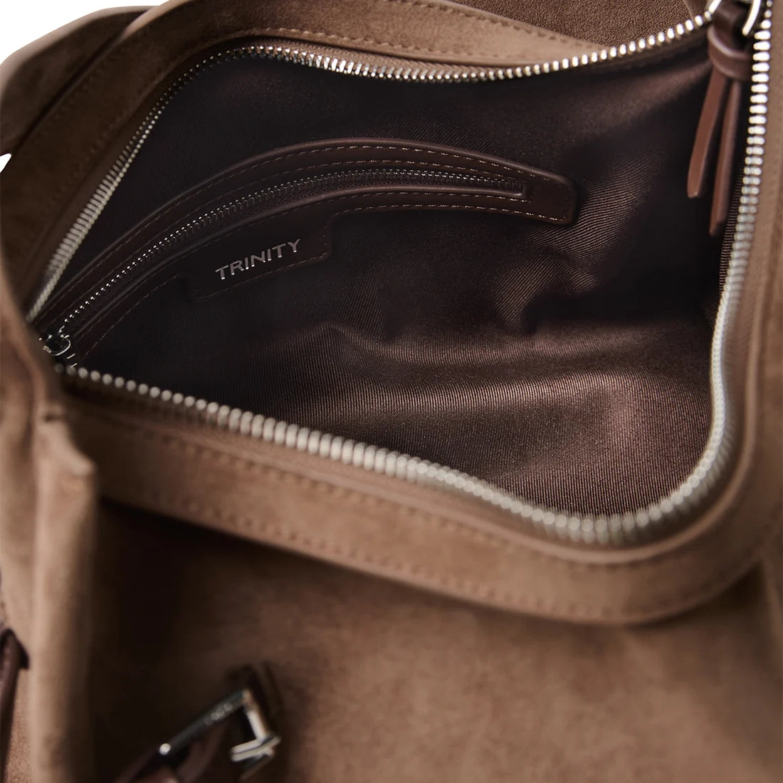 TRINITY SUEDE SHOULDER BAG
