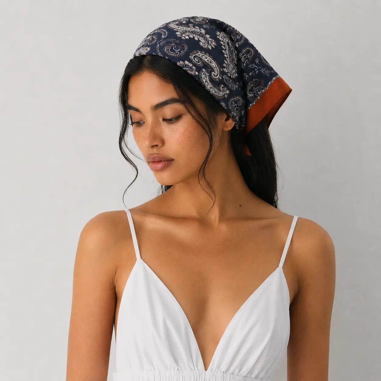 PAISLEY SILK SCARF