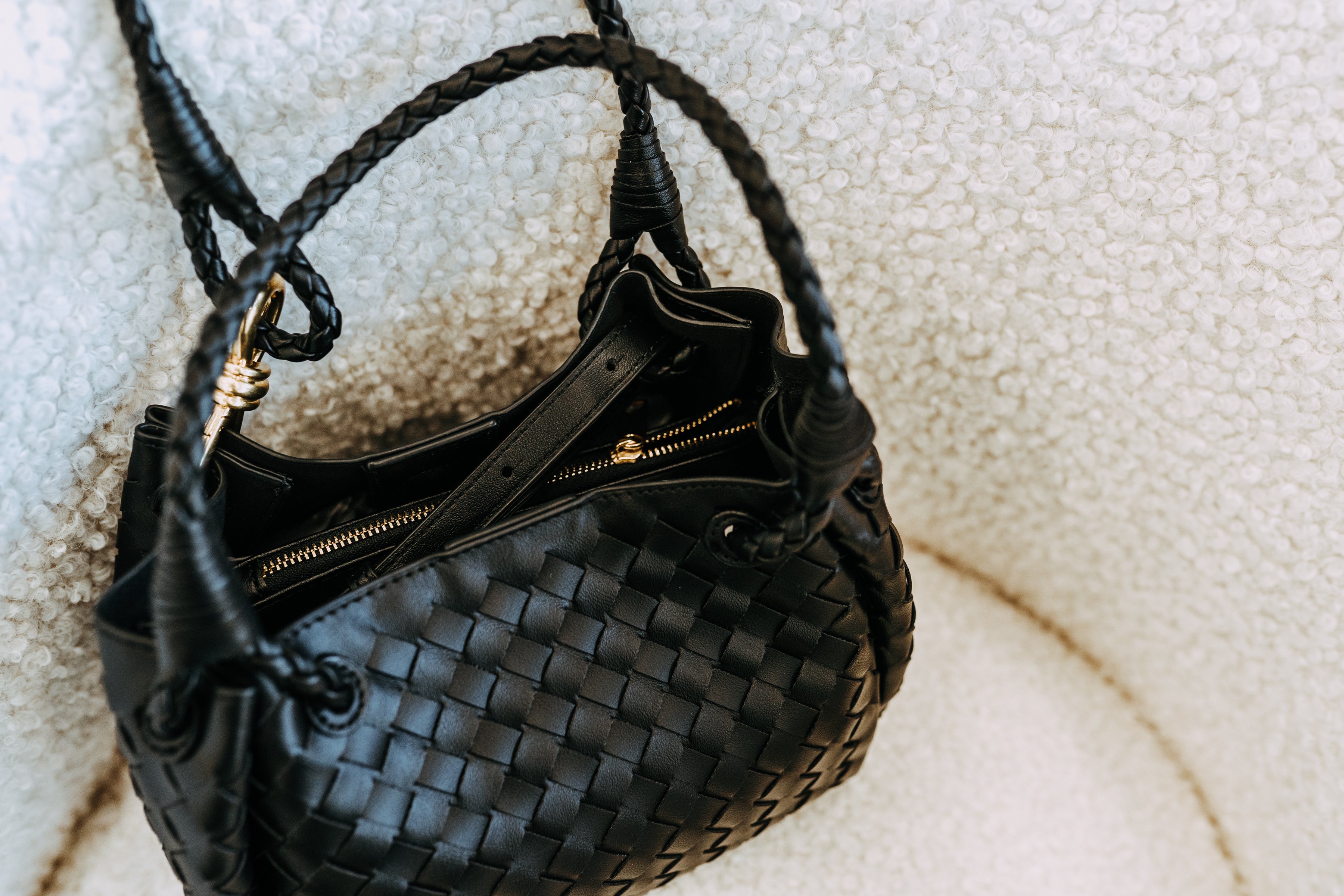 NOVA WEAVED SHOULDER BAG