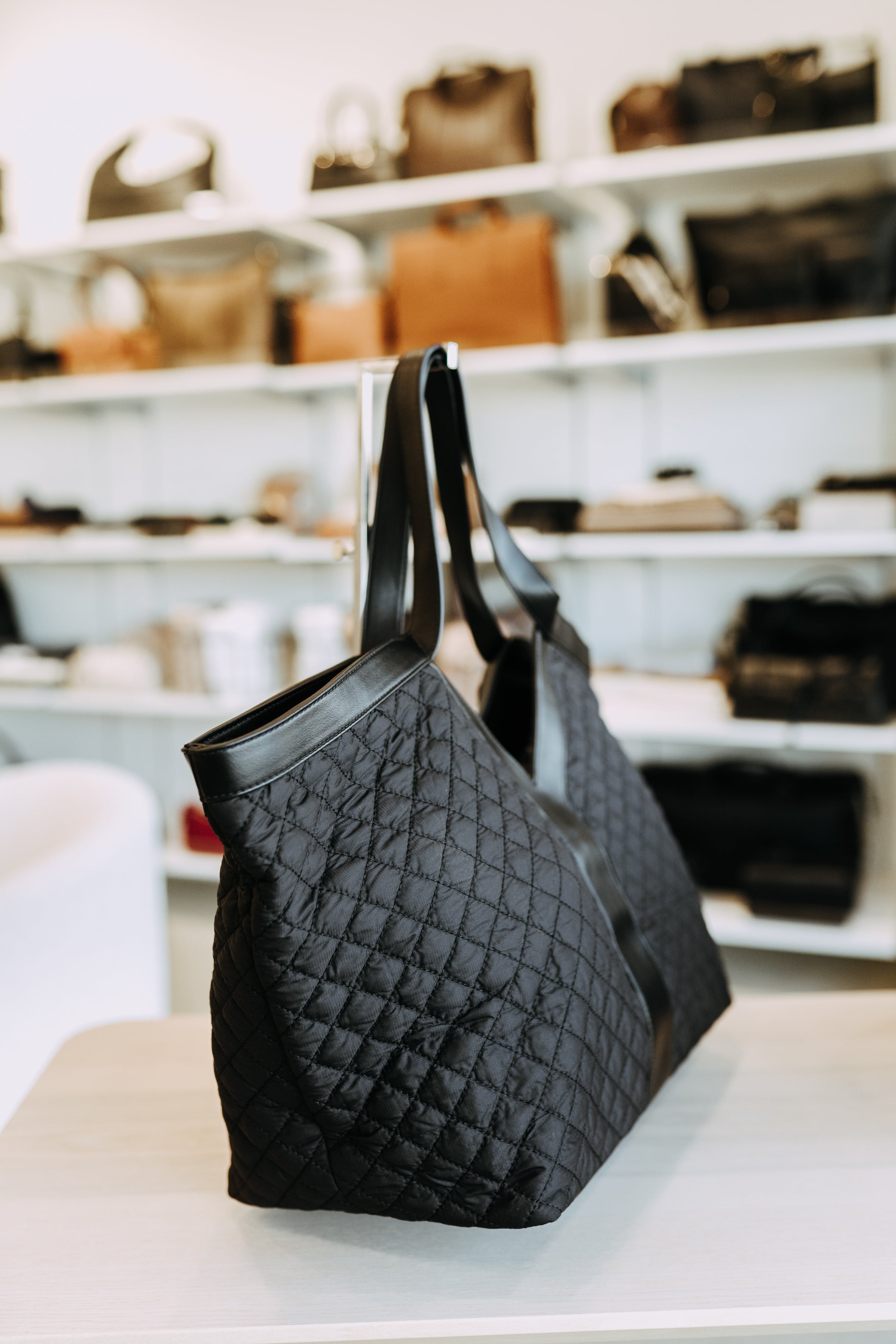 YVES QUILTED TOTE
