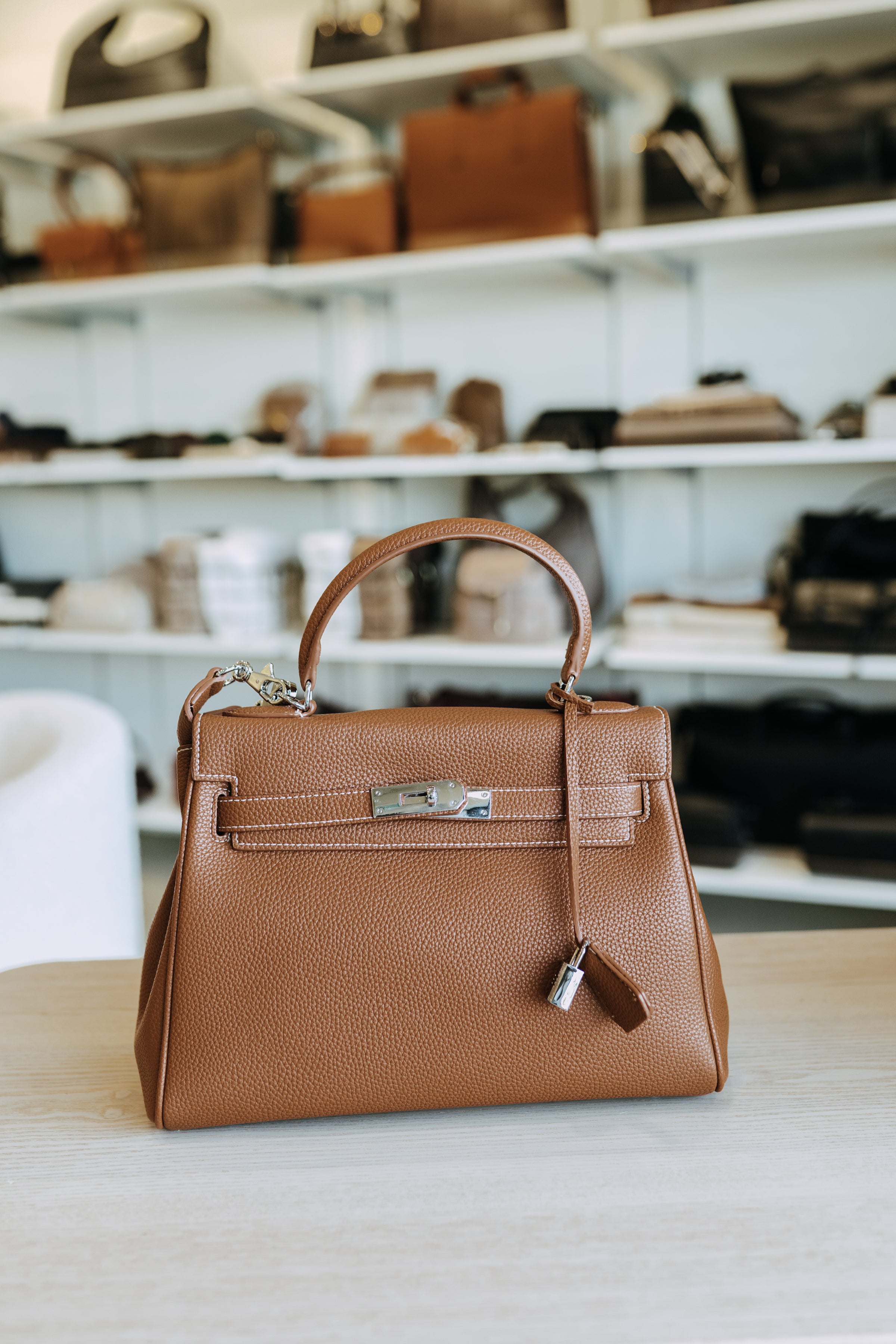 LATTE TOP HANDLE BAG