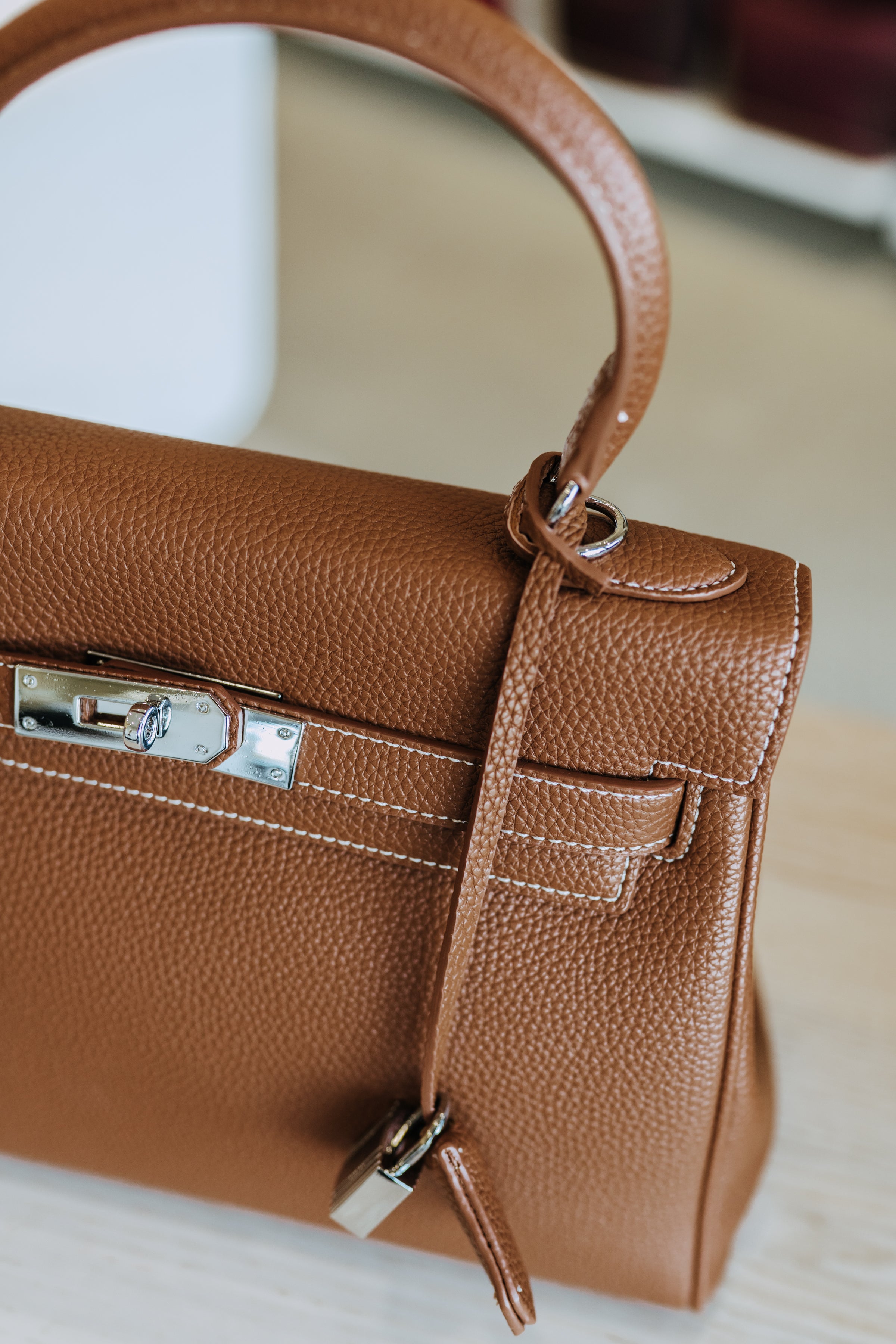 LATTE TOP HANDLE BAG