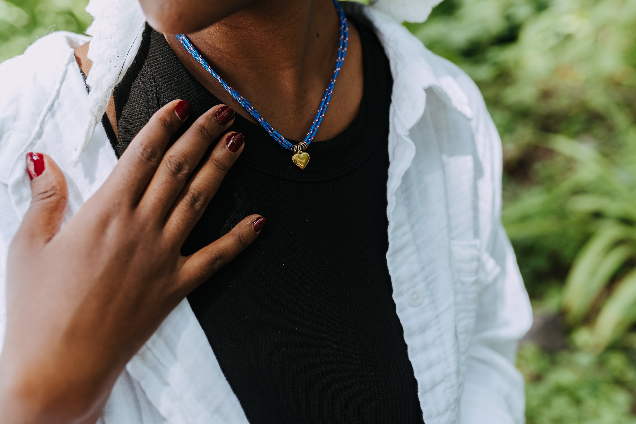 HEART CORD NECKLACE