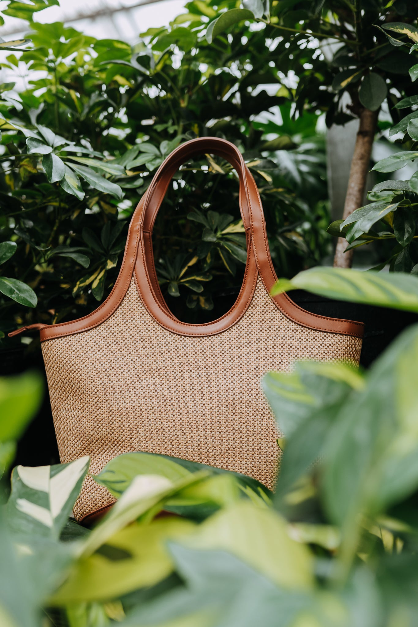 CHARLOTTE WOVEN TOTE