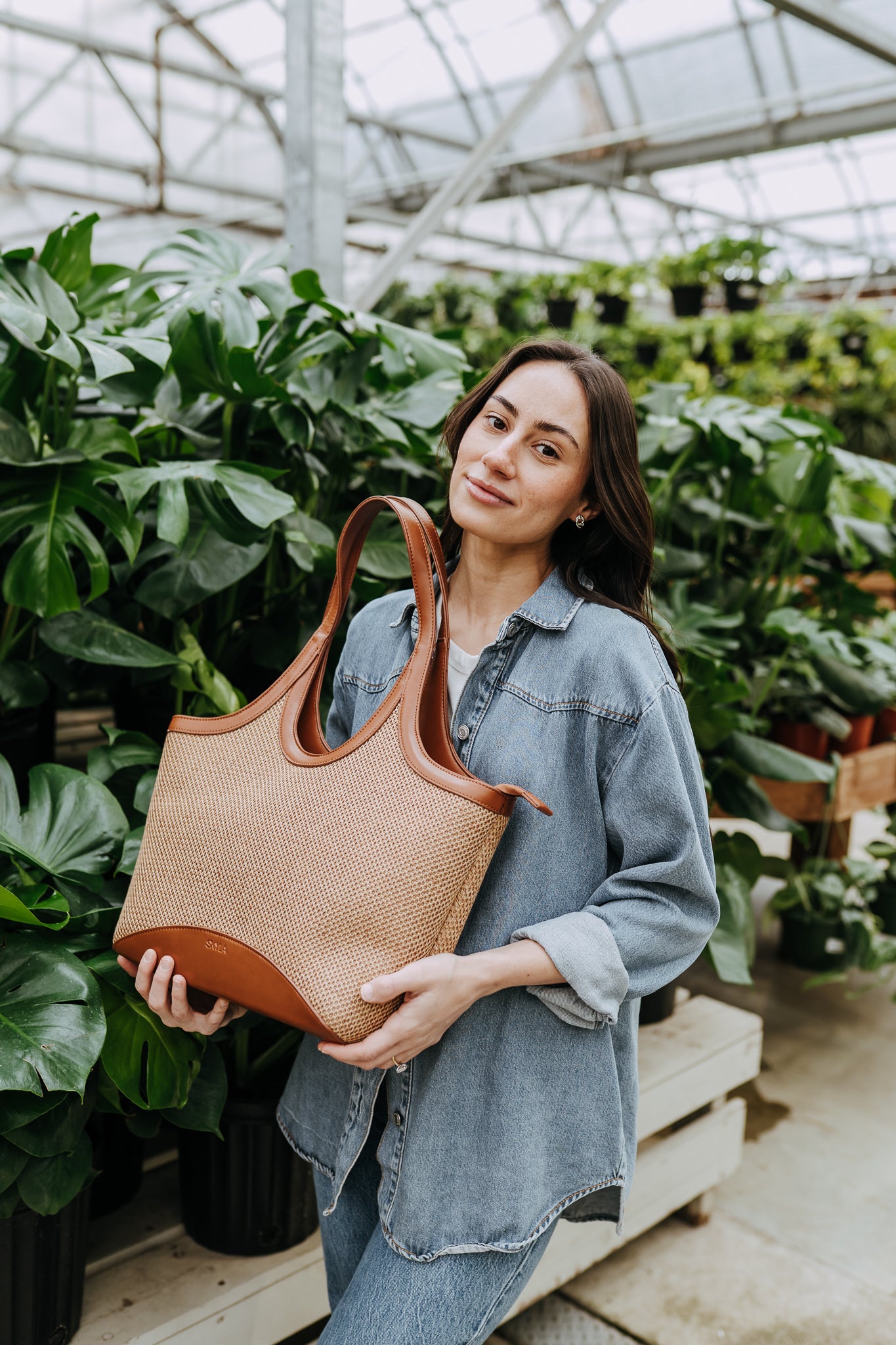 CHARLOTTE WOVEN TOTE