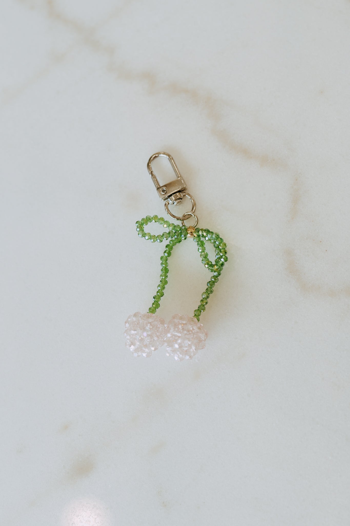 GLASS BEAD BAG CHARM