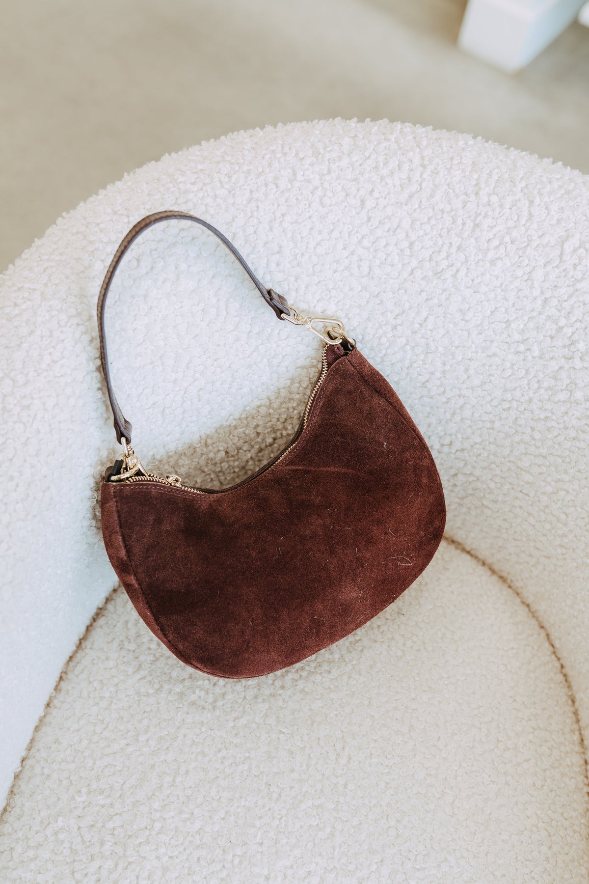 KALIE SUEDE SHOULDER BAG