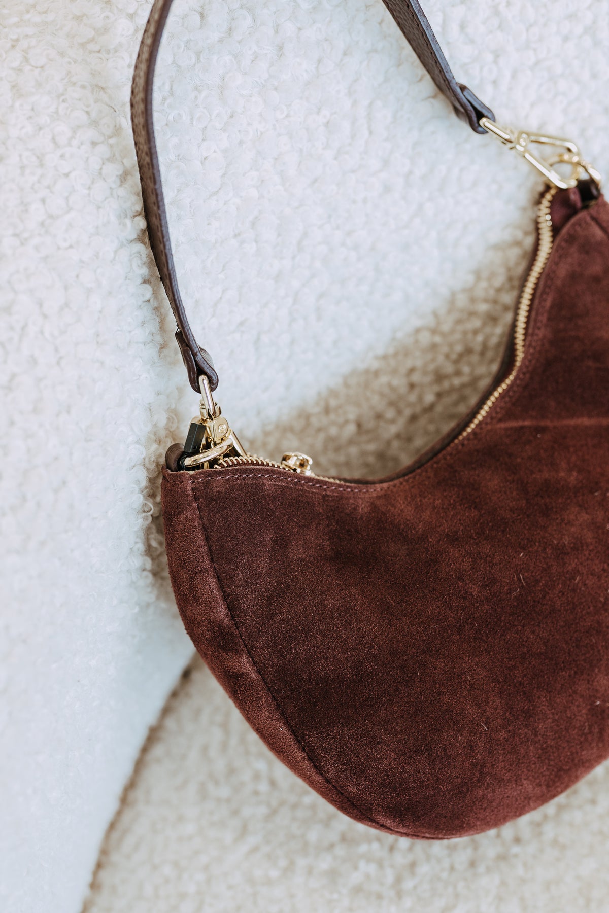 KALIE SUEDE SHOULDER BAG
