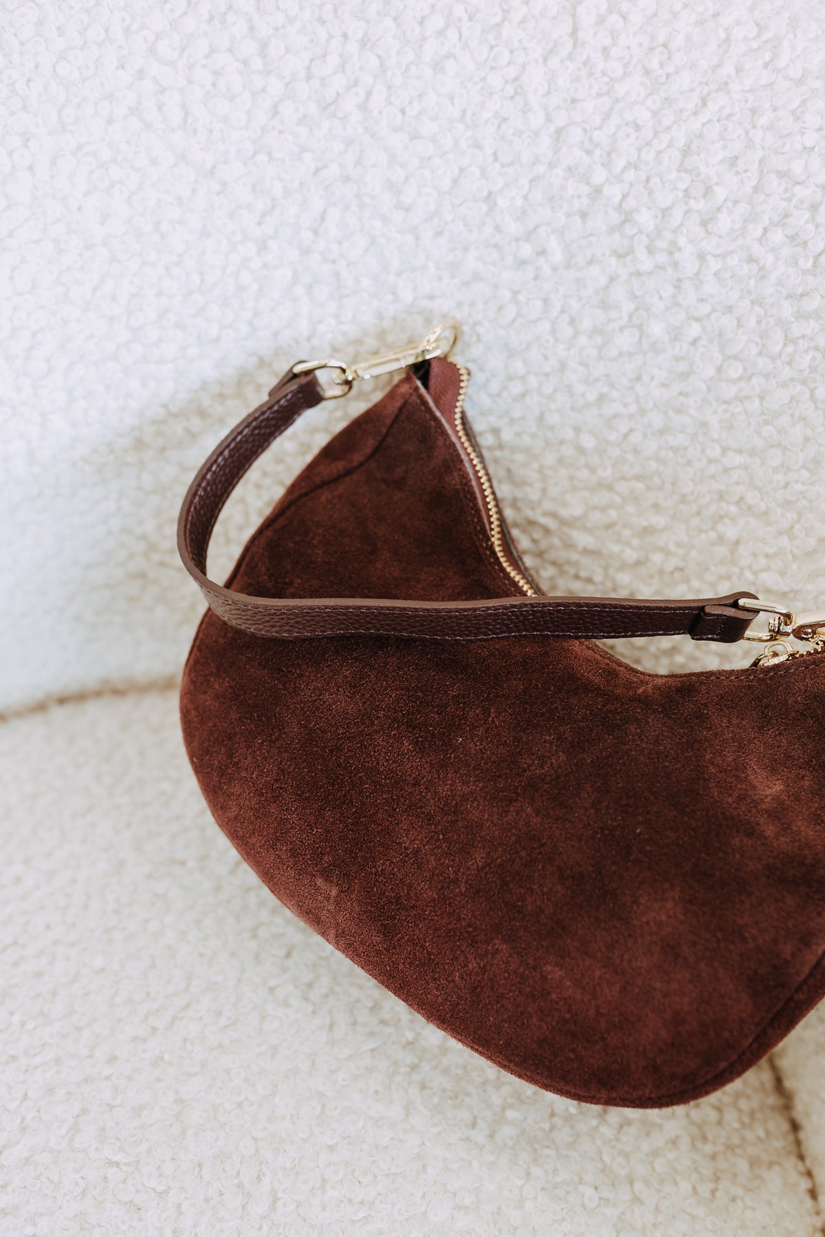 KALIE SUEDE SHOULDER BAG