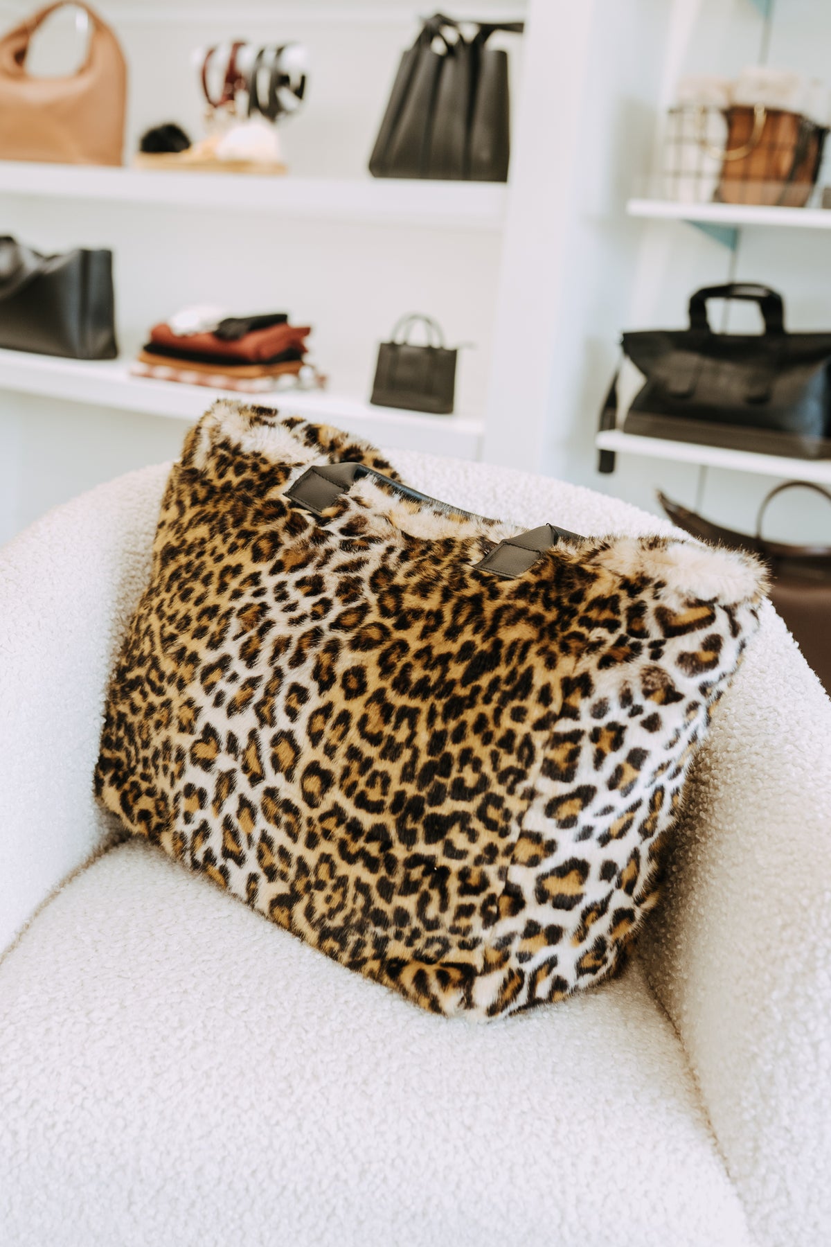 CABAS LEOPARD TOTE