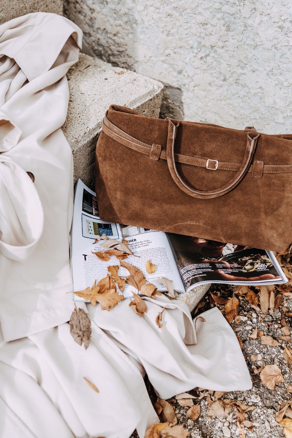 MONROE SUEDE TOTE