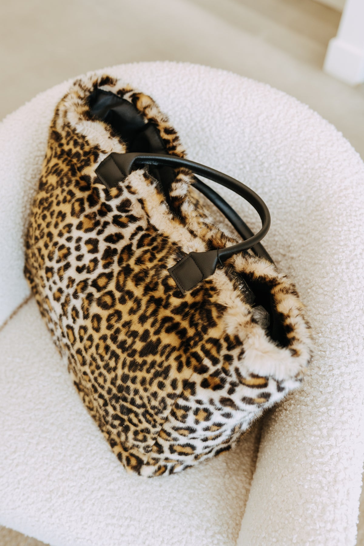 CABAS LEOPARD TOTE