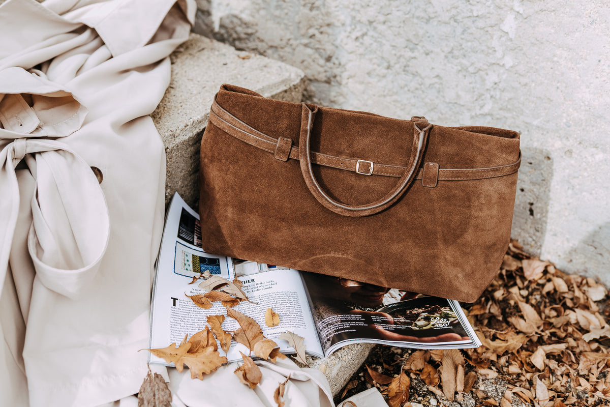 MONROE SUEDE TOTE