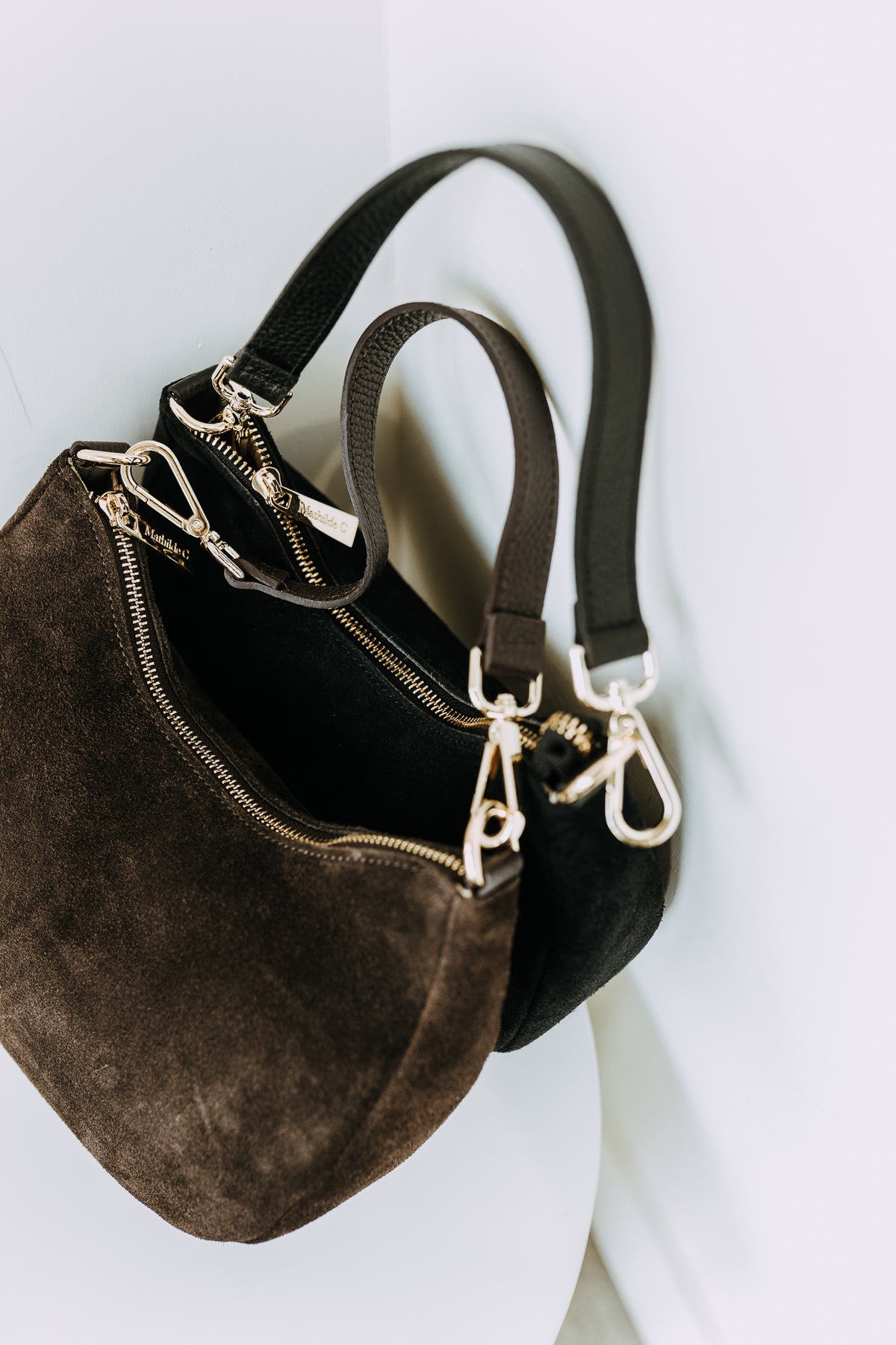 KALIE SUEDE SHOULDER BAG