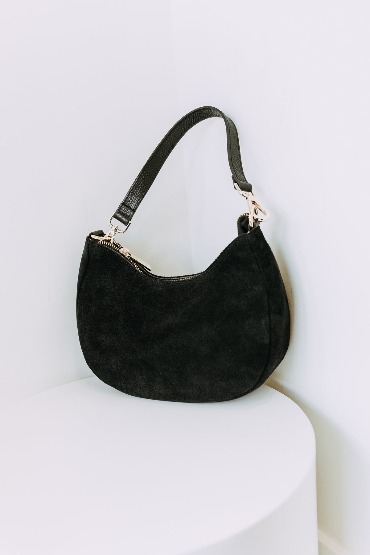 KALIE SUEDE SHOULDER BAG