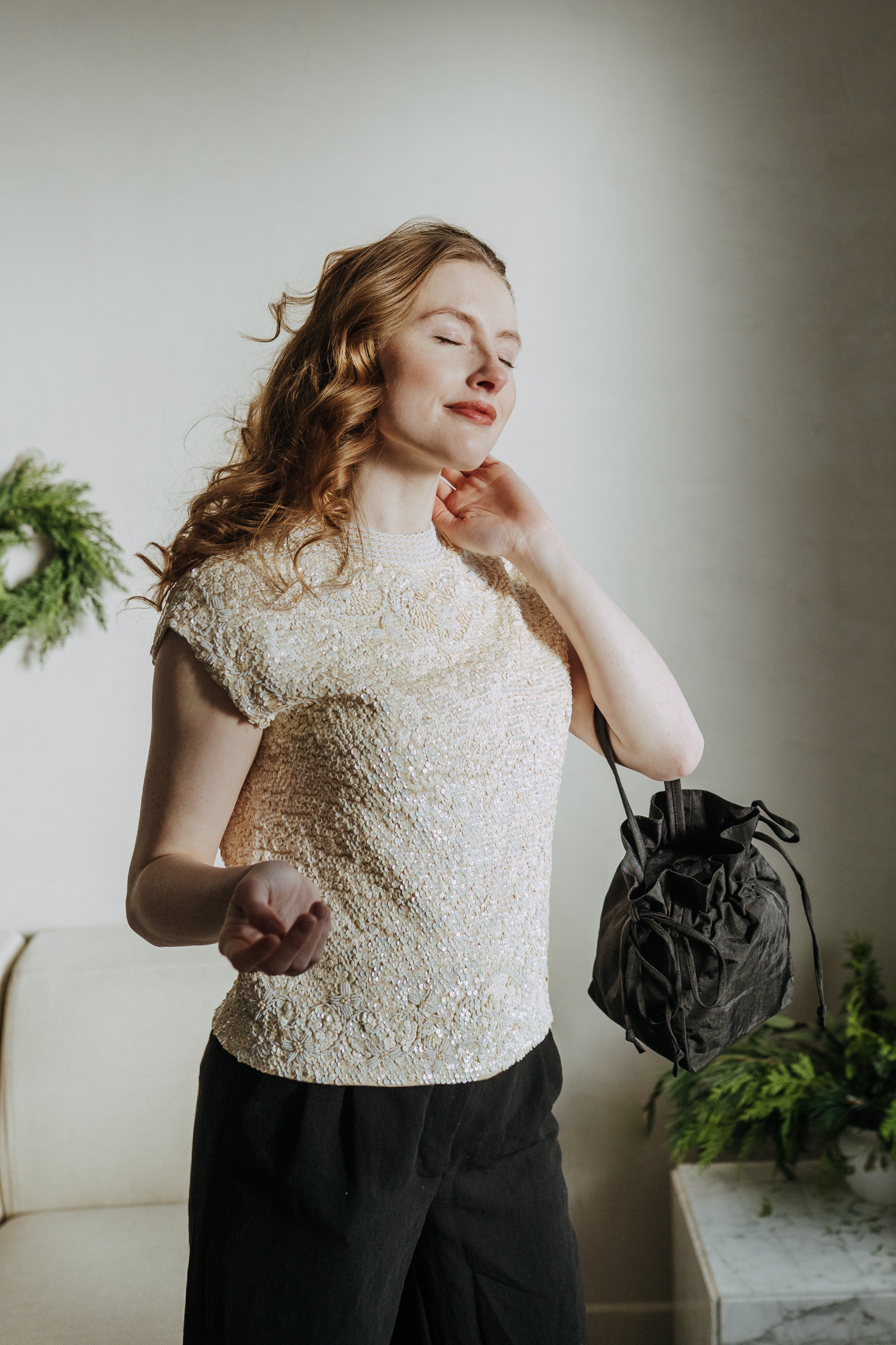 NYLON DRAWSTRING BAG