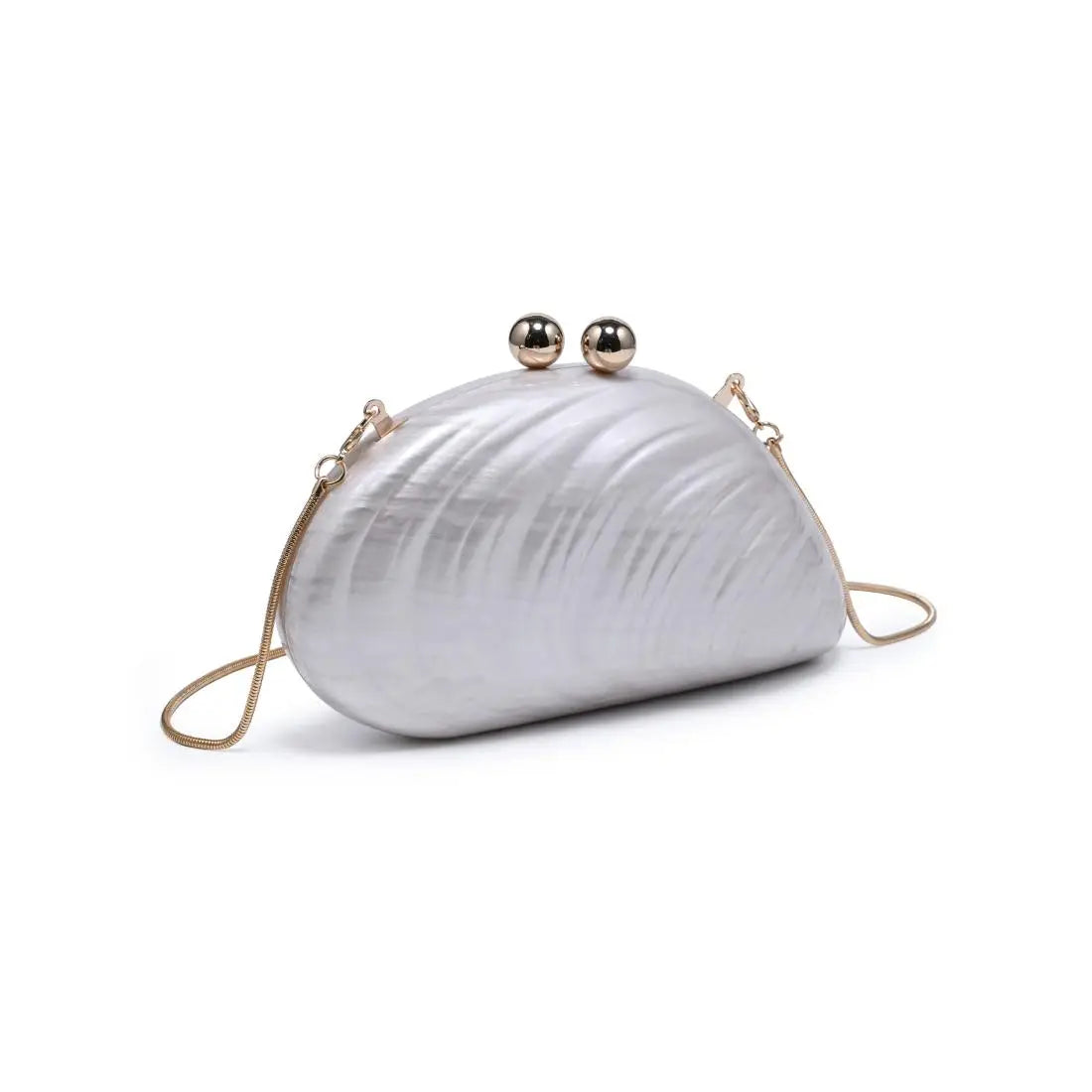 SHELL EVENING BAG