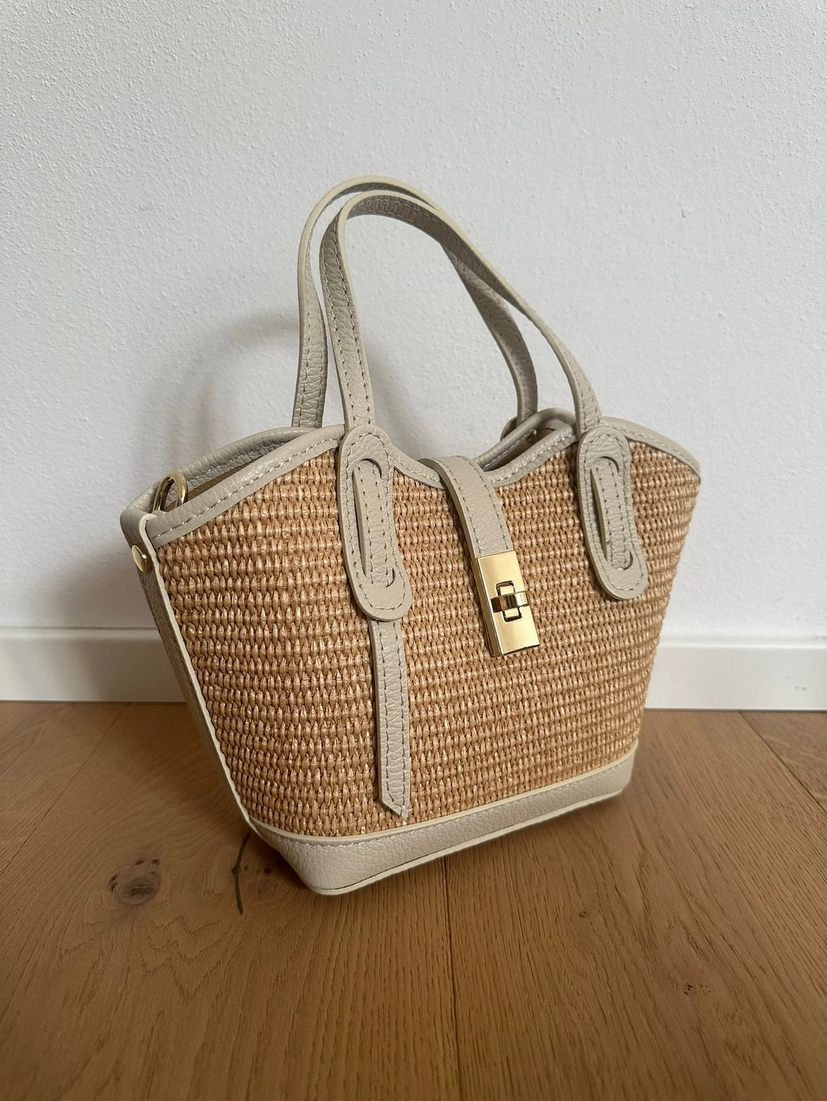 VICTORY RAFFIA BAG